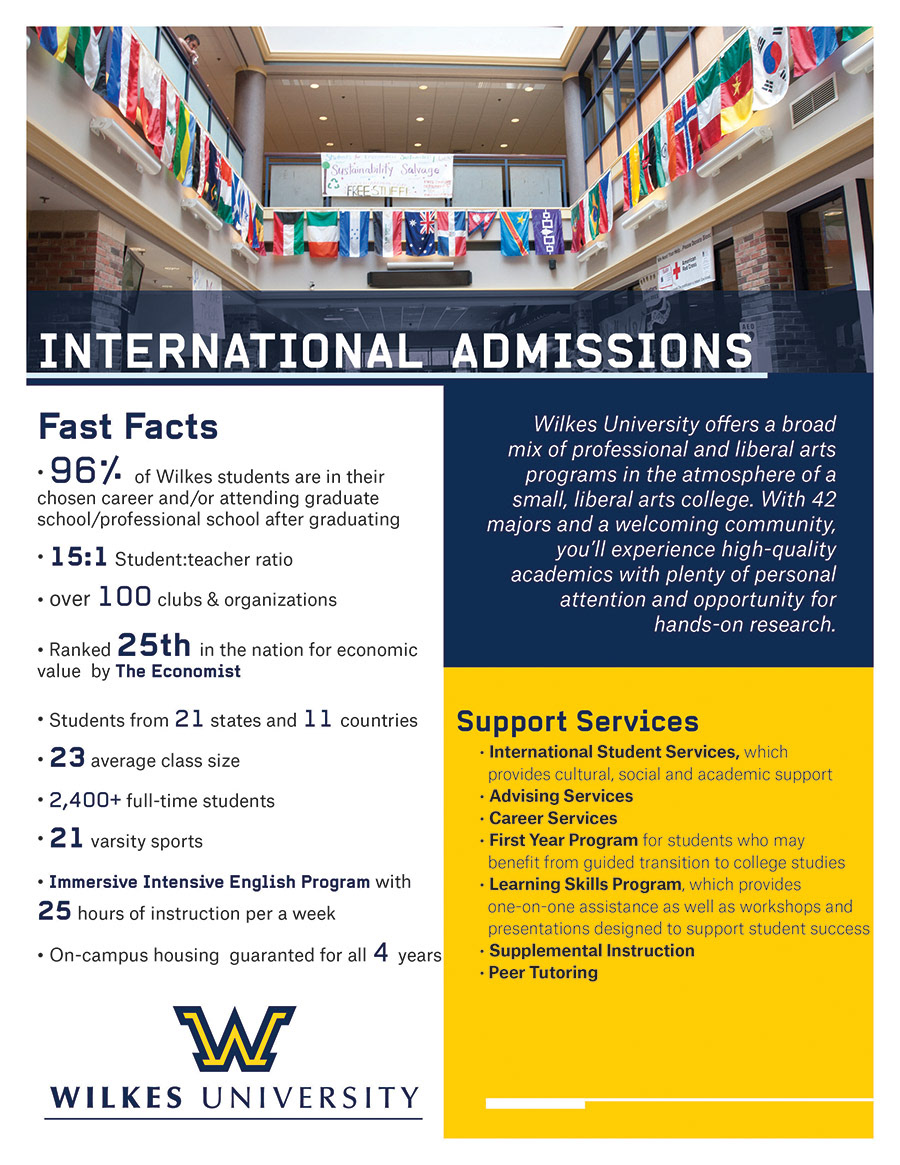 International Handout Flyer