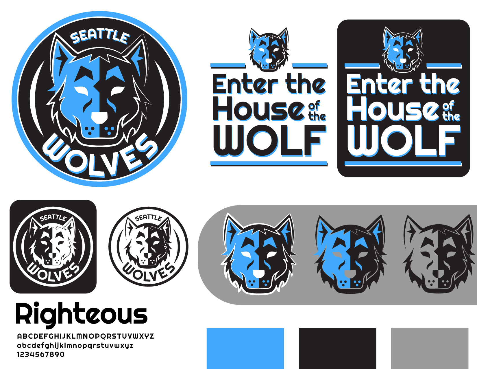 Seattle Wolves Logo & Branding