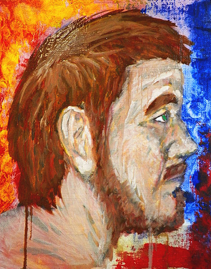 "False Rain" Oil on canvas