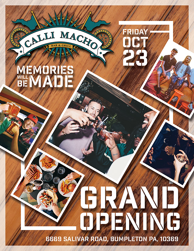 Calli Macho Grand Opening Poster