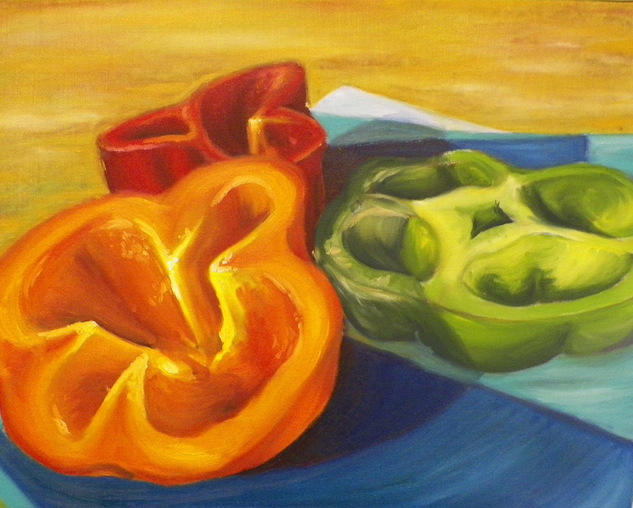 "Flavors of Color" Oil on canvas