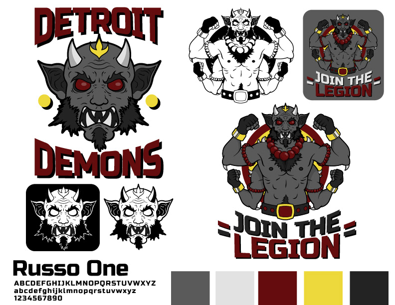 Detroit Demons Logo & Branding