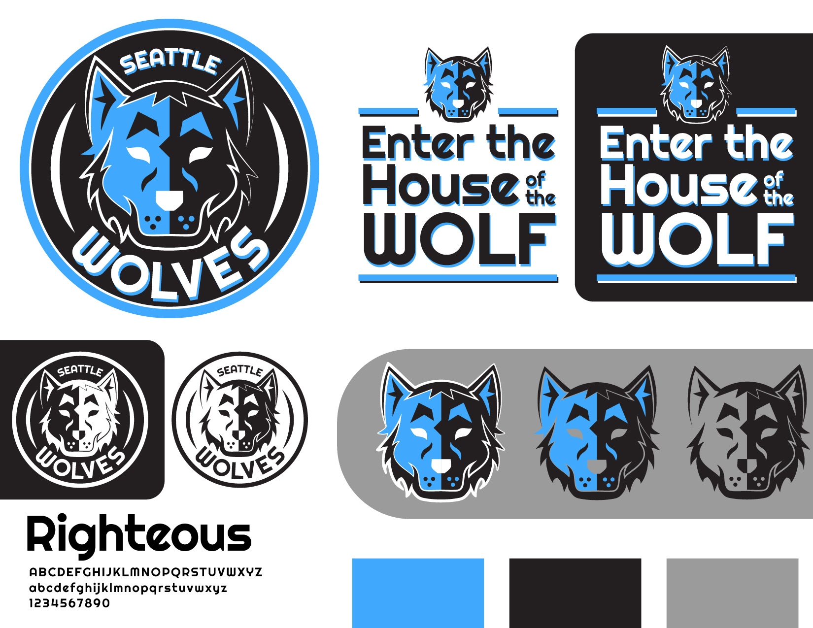 Seattle Wolves Logo & Branding