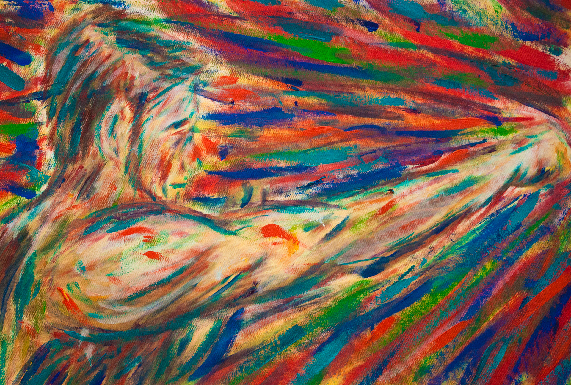 "Openfire" Oil on canvas