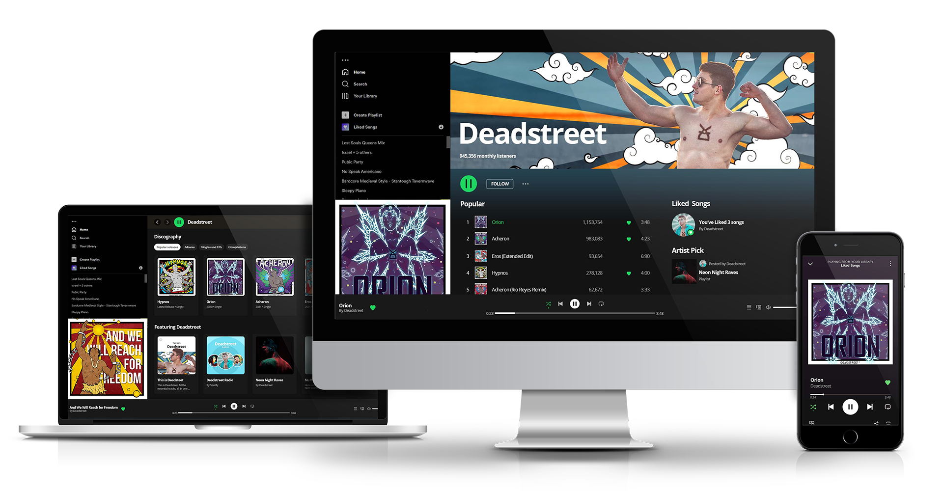 Deadtreet Spotify profile