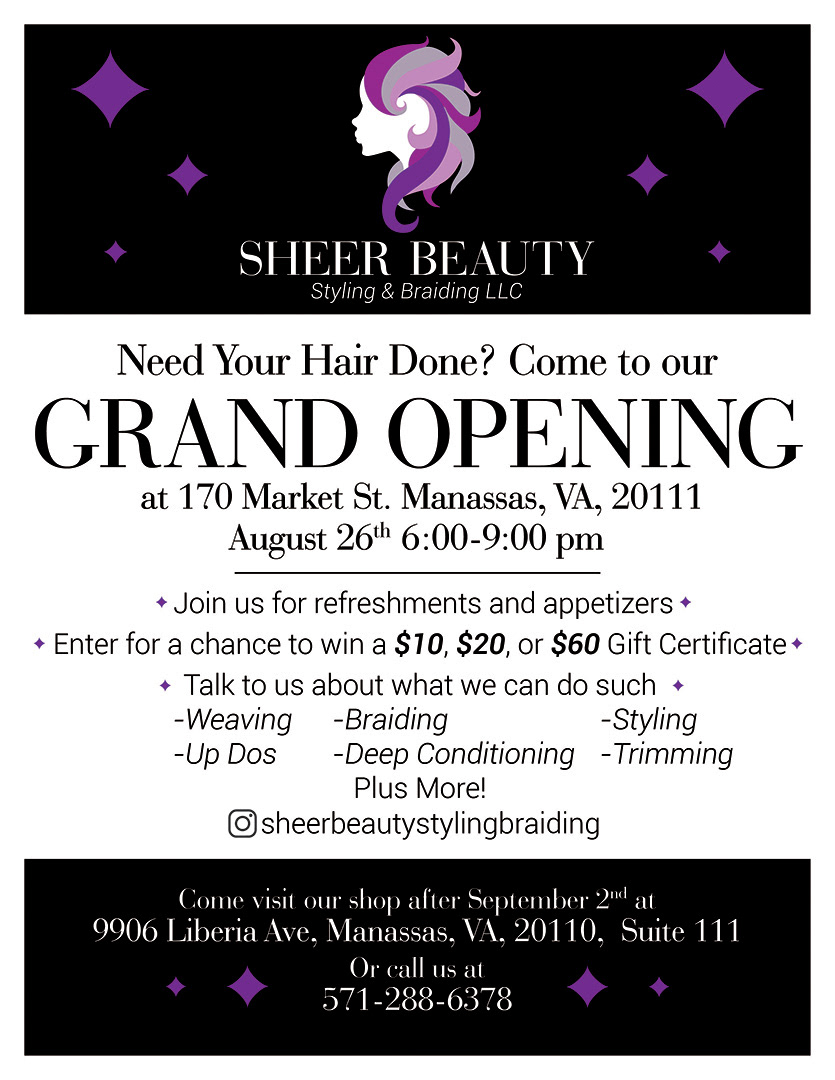 Grand Opening Flyer