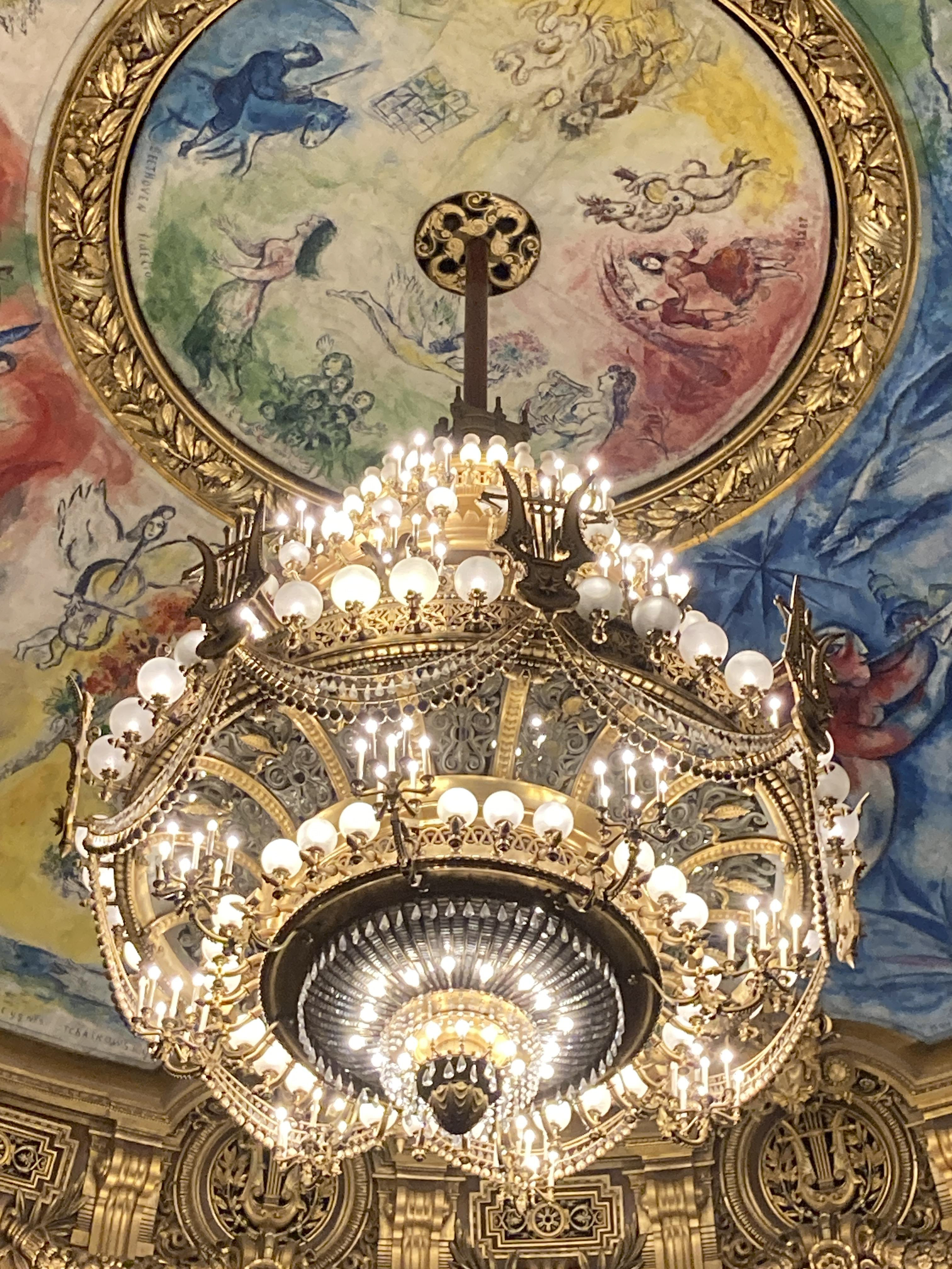 The chandelier