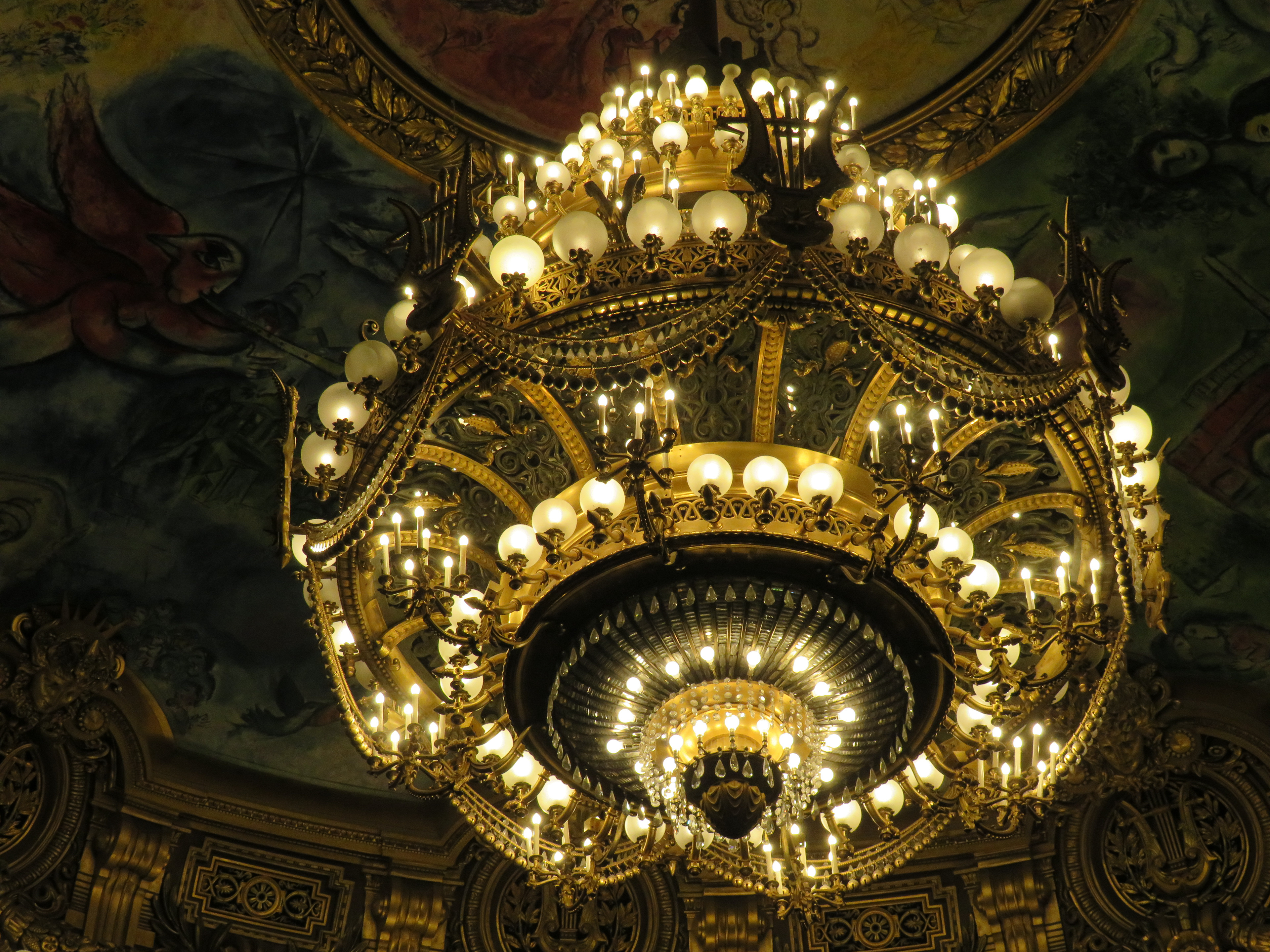 The chandelier of the Opera de Paris (THE chandelier)