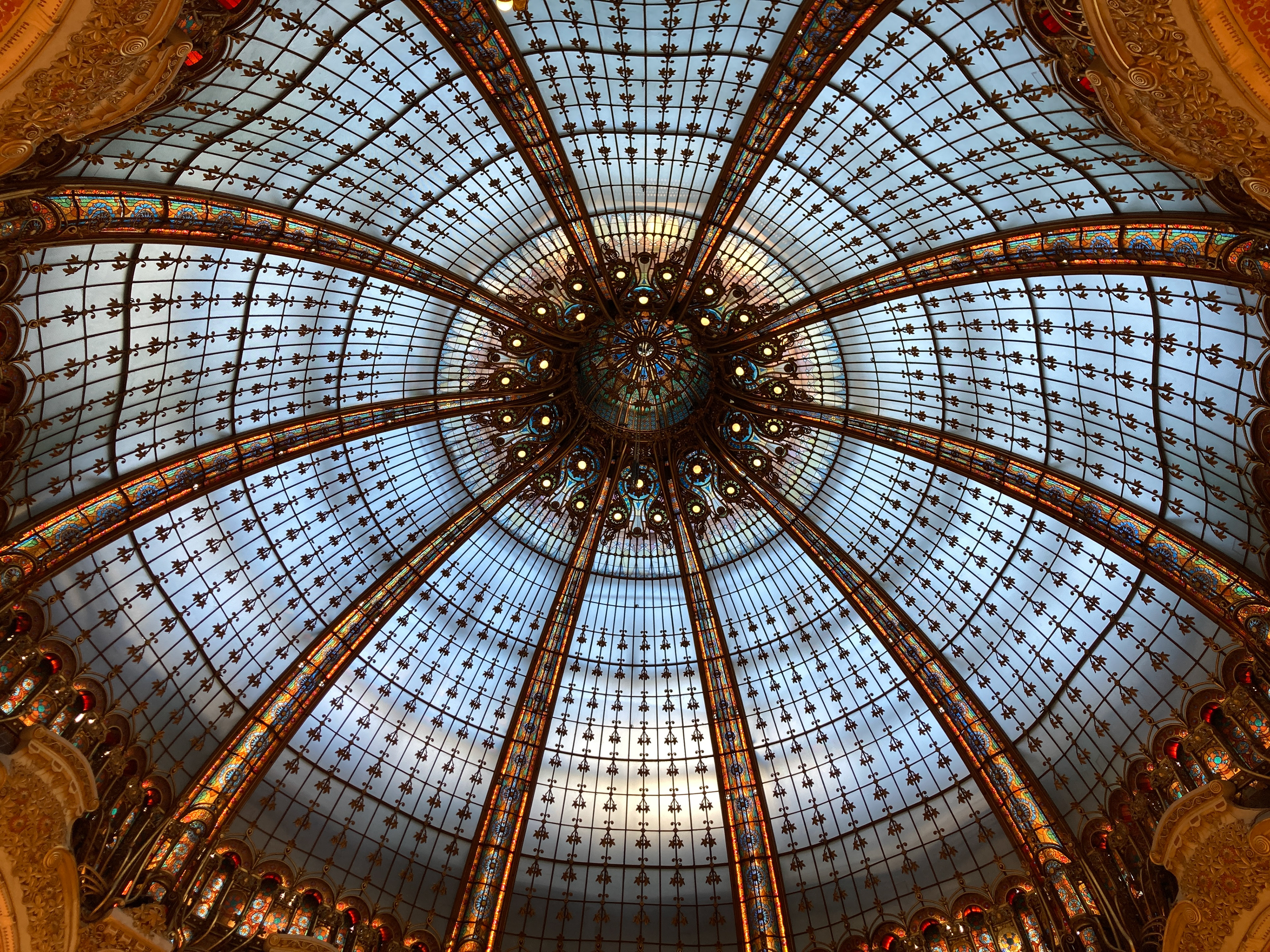 Ceiling at Galerie Lafayette