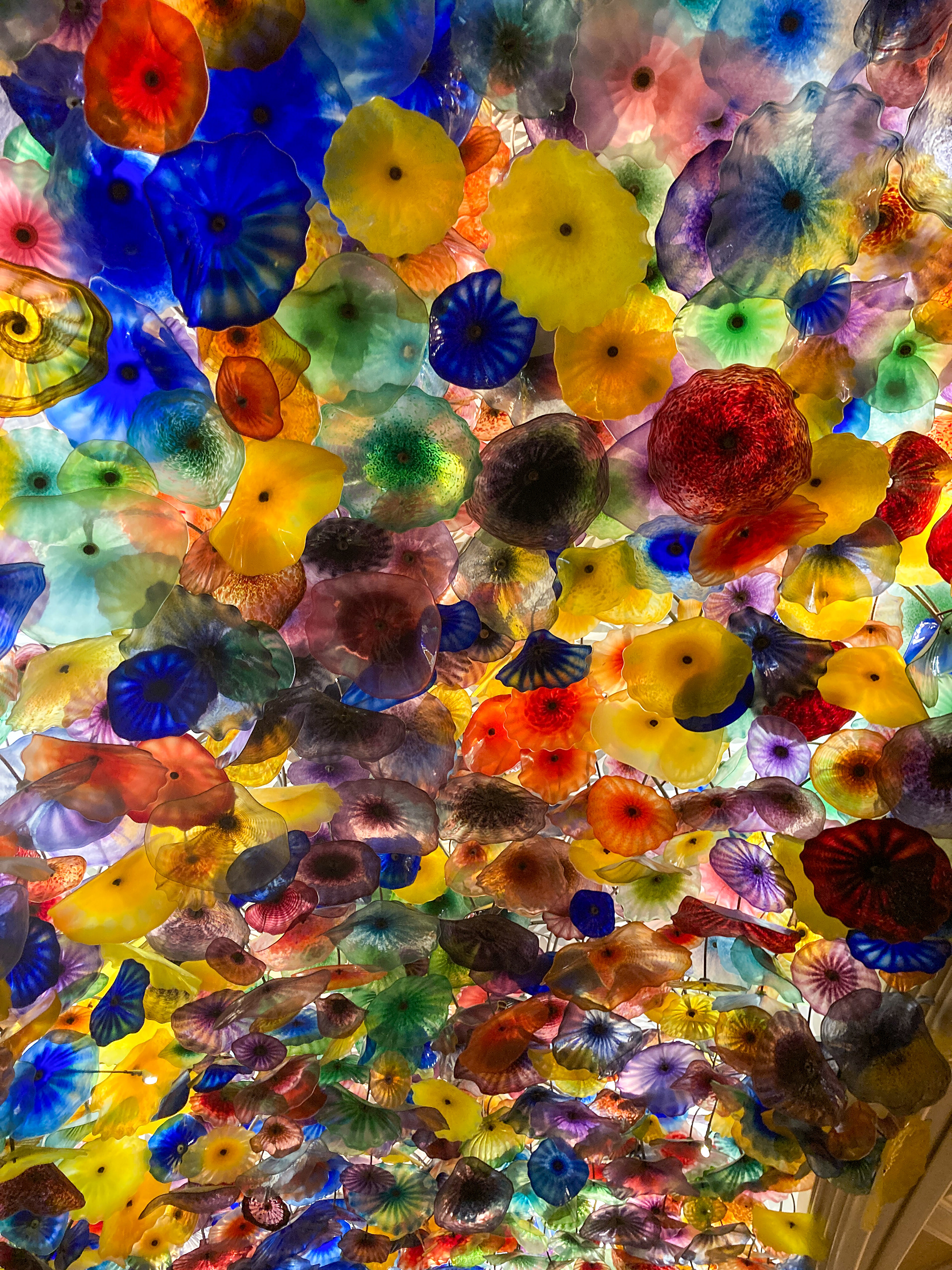 The ceiling of the Bellagio