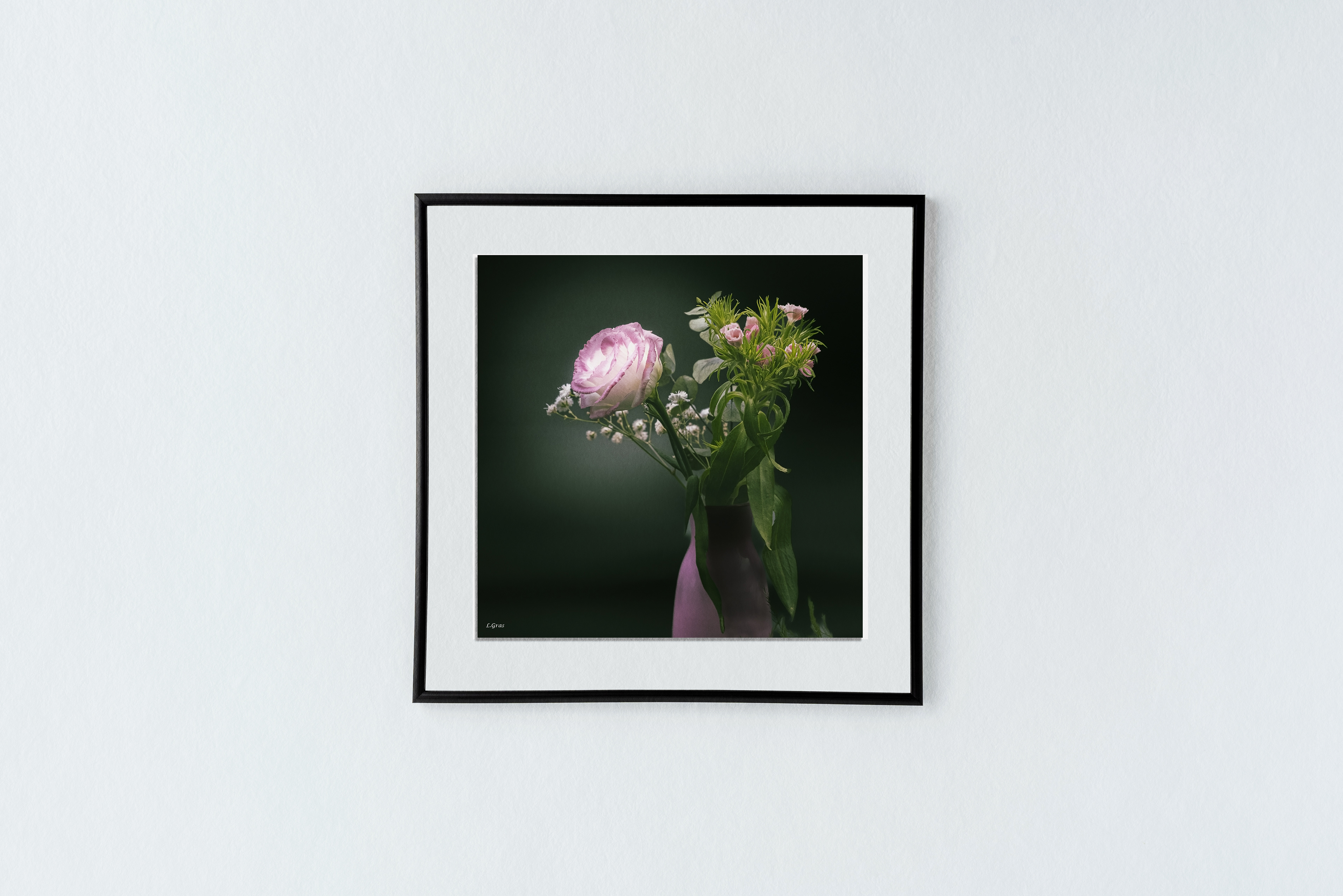 Nature silencieuse rose