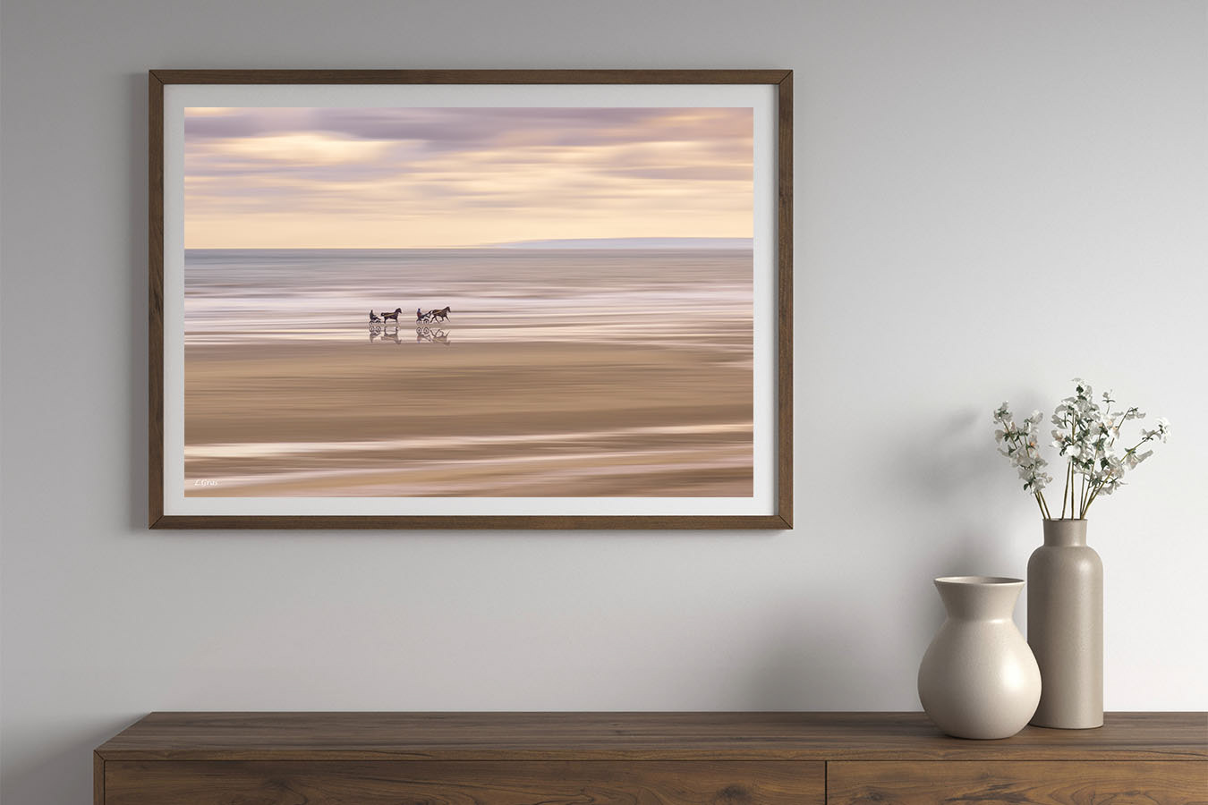 Chevaux sur la plage