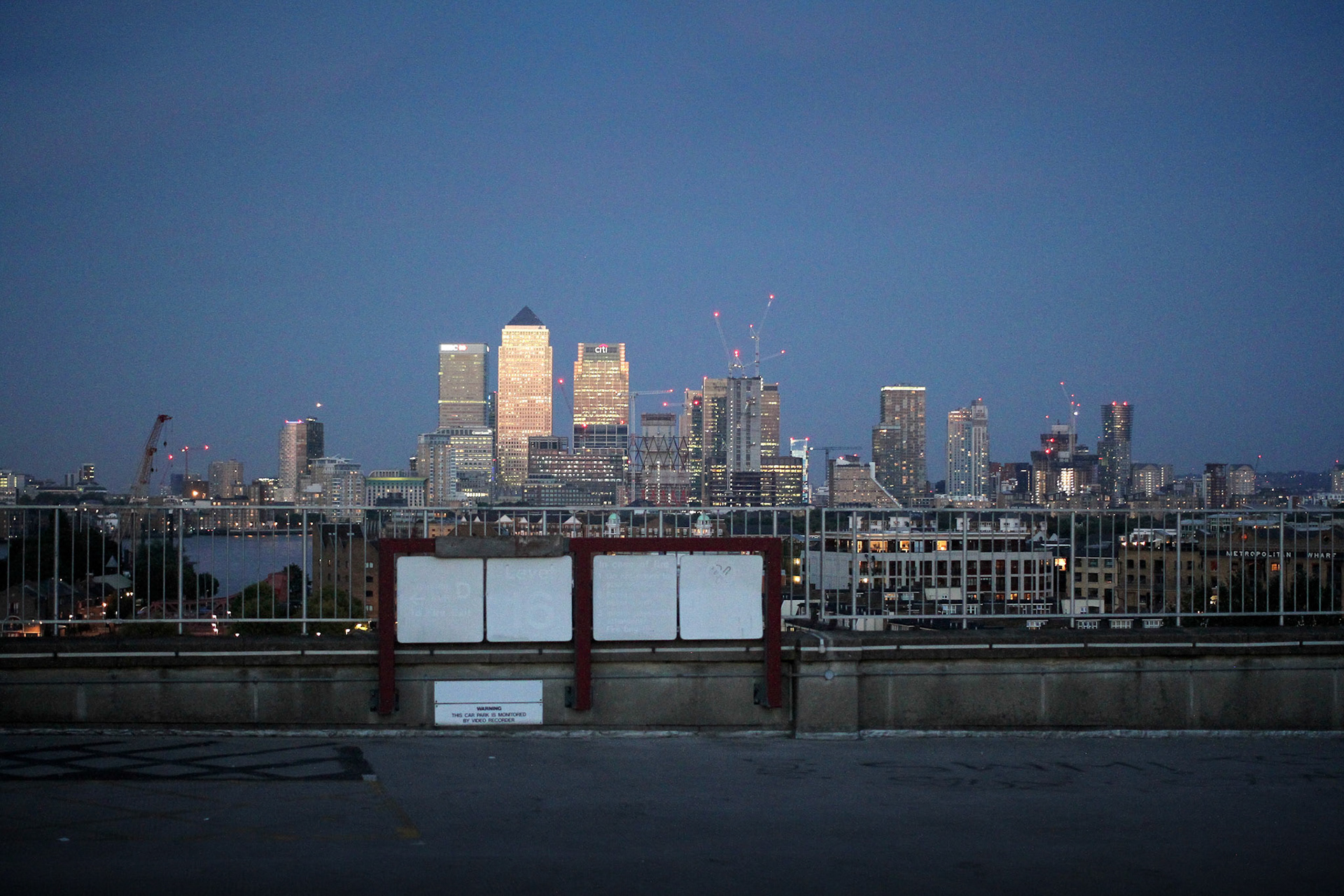 Canary Wharf Skyline