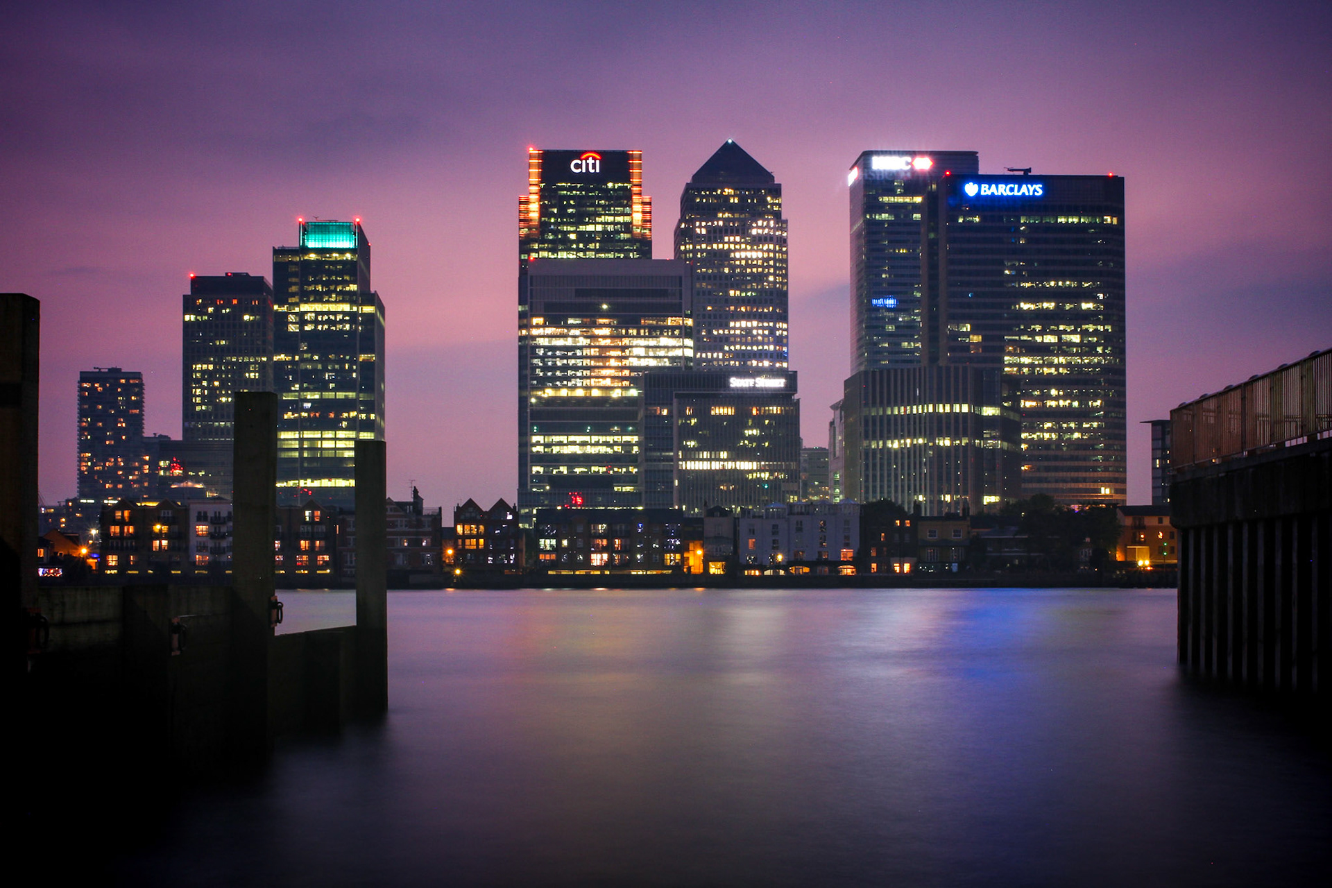 Canary Wharf Skyline
