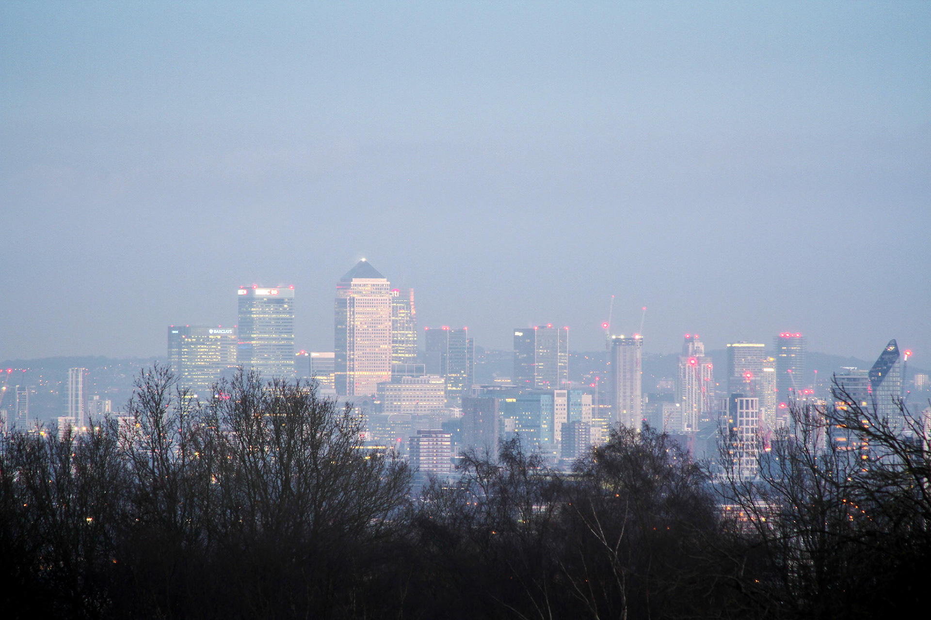 East London Skyline