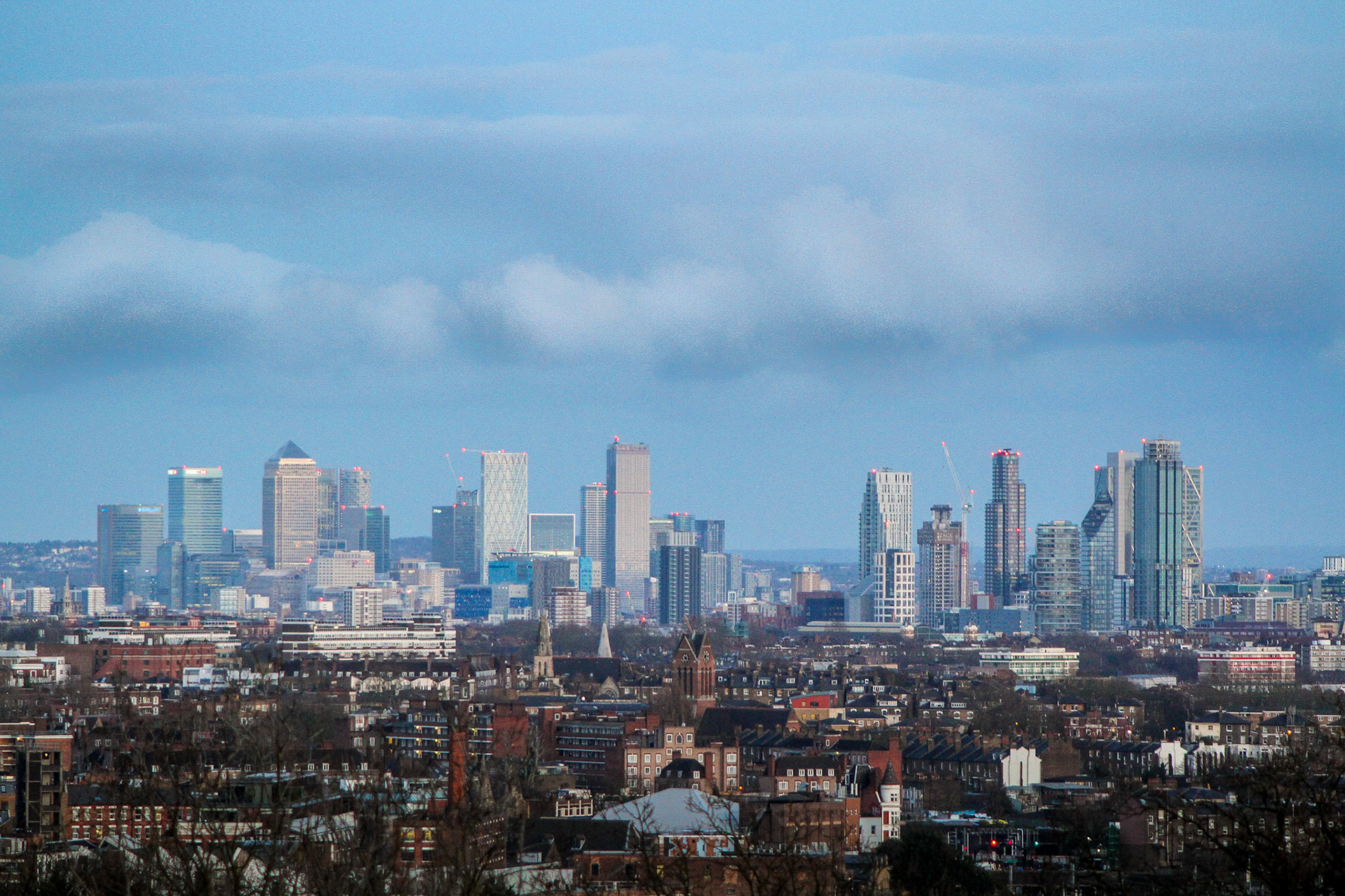 East London Skyline