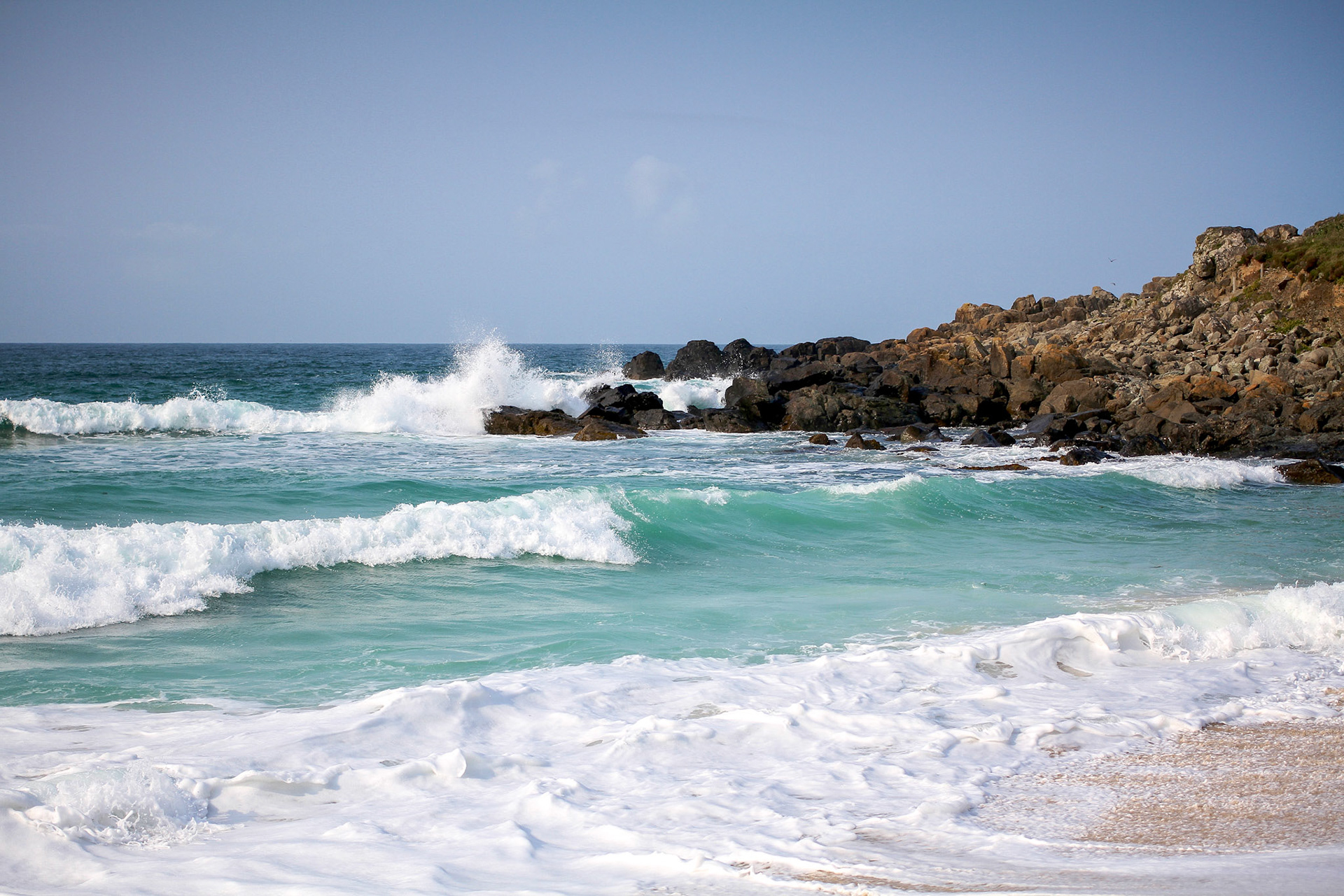 Porthmeor Beach Waves