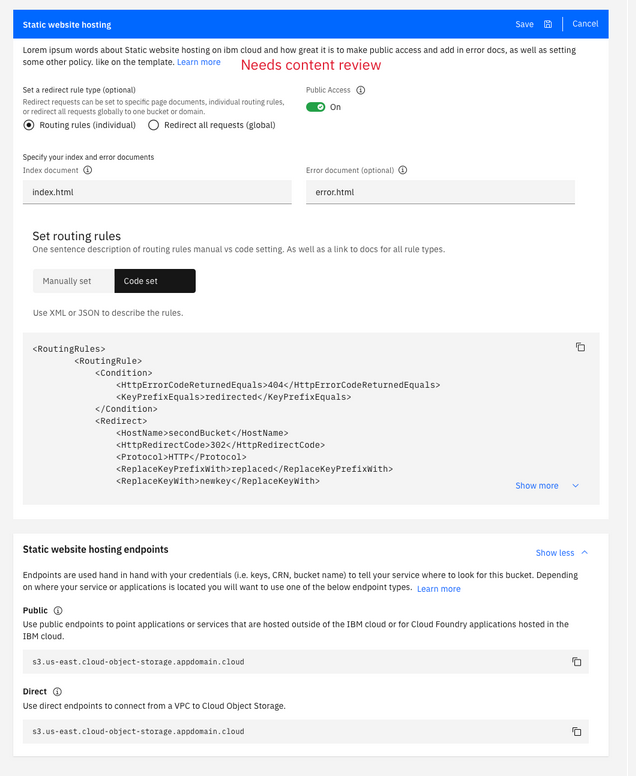 I was able to add a code snippet editable area for users to upload already coded routing rules. This saved users time and energy.