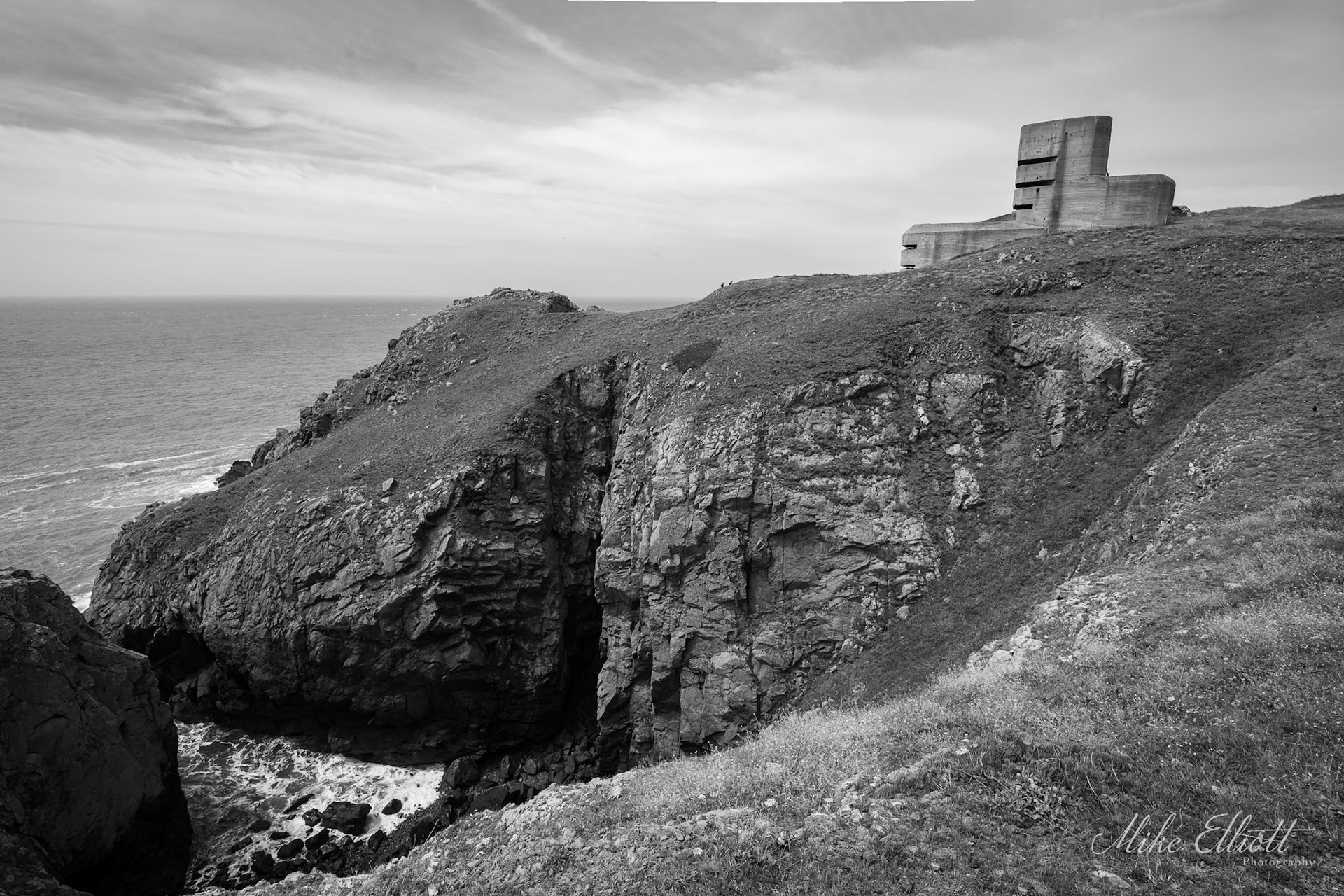 German observation tower Guernsey