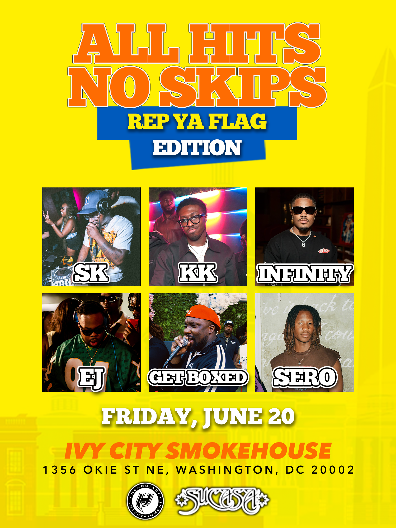 AHNS: Rep Ya Flag Edition DJ Lineup (June 2025)