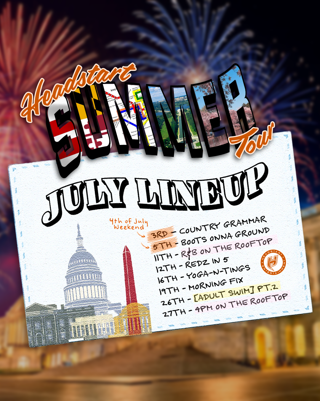 HSE July Event Lineup (July 2025)