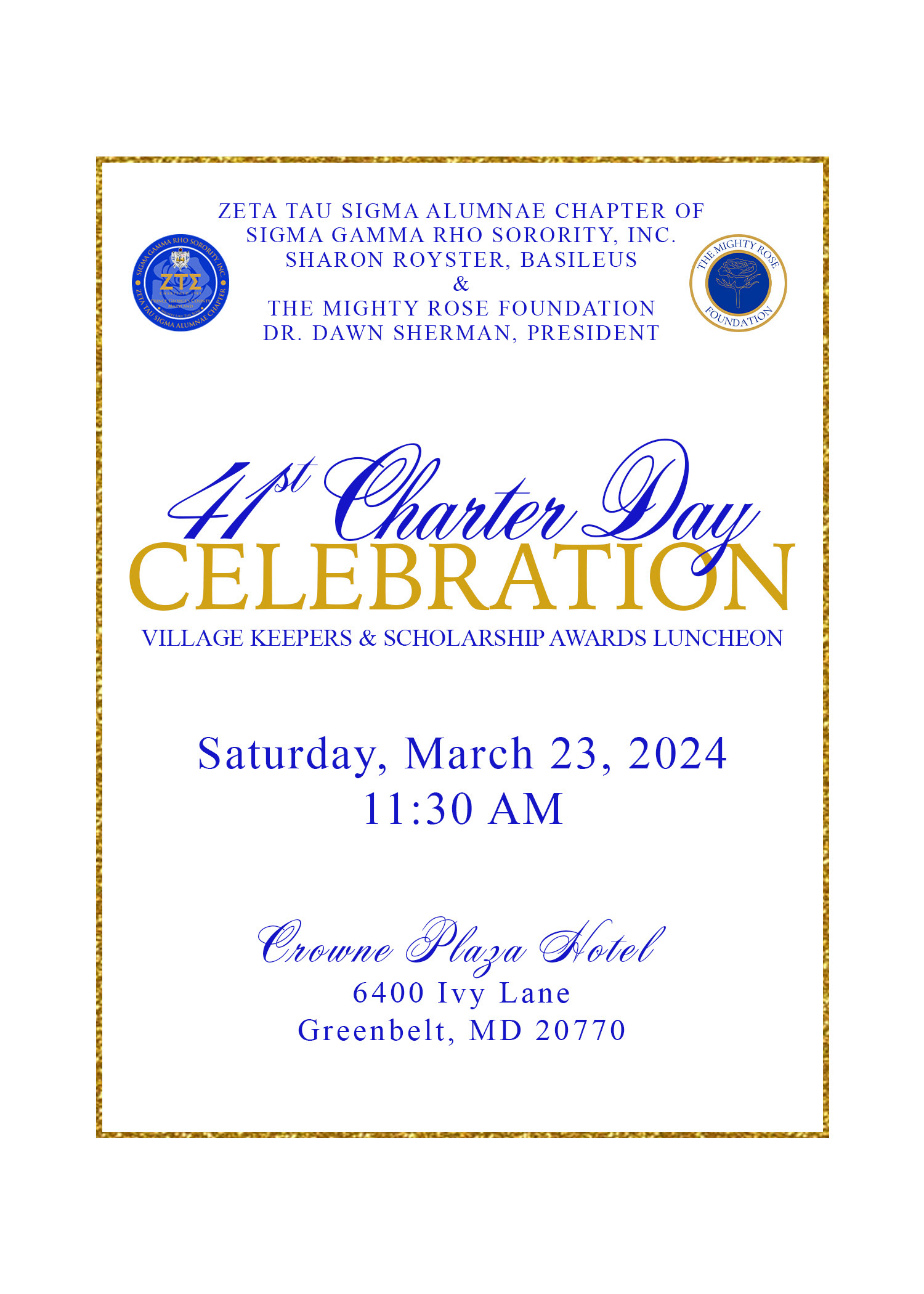 Charter Day Celebration Program