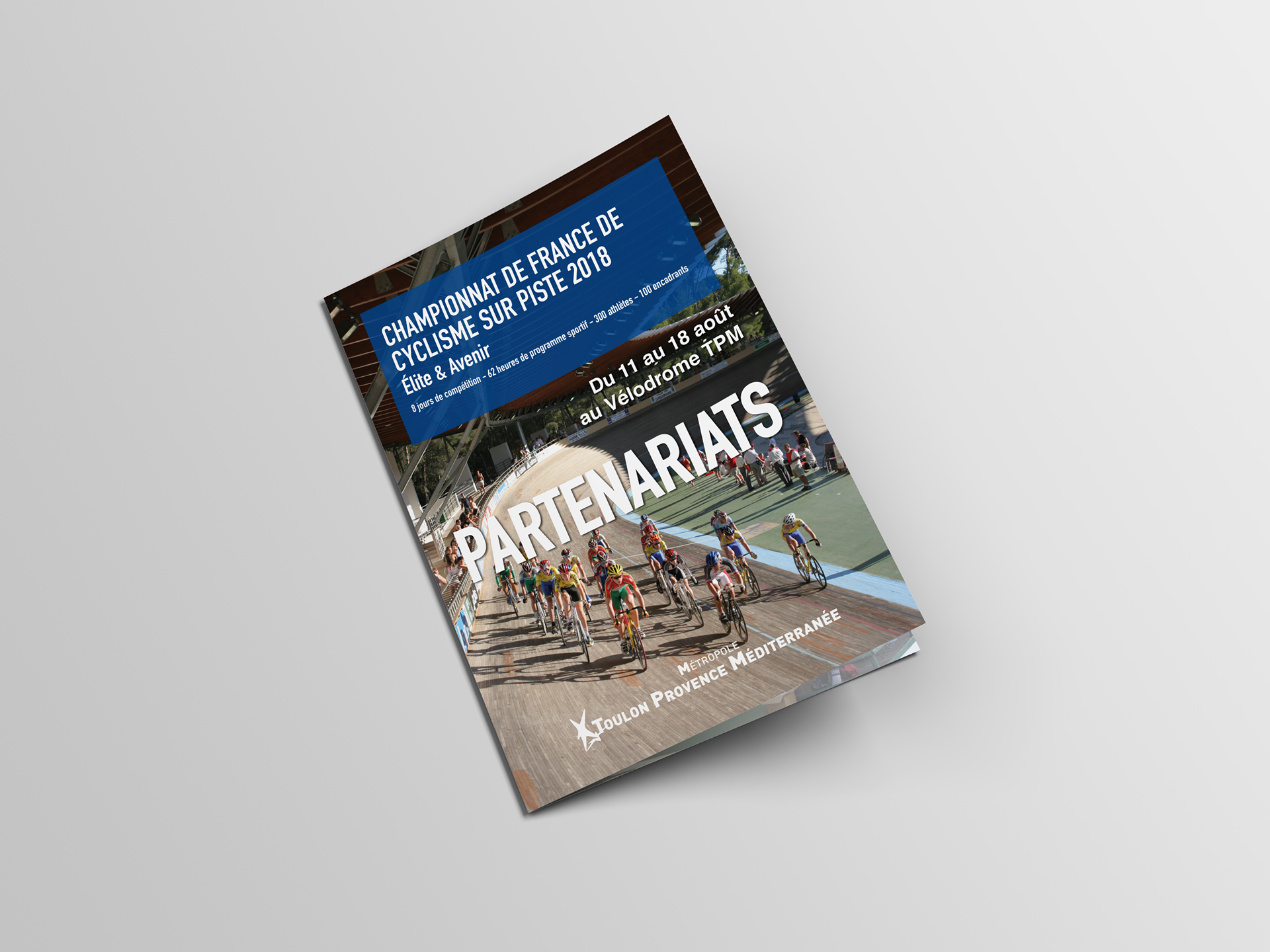 Championnats de France de cyclisme sur Piste 2018 - Plaquette partenaires