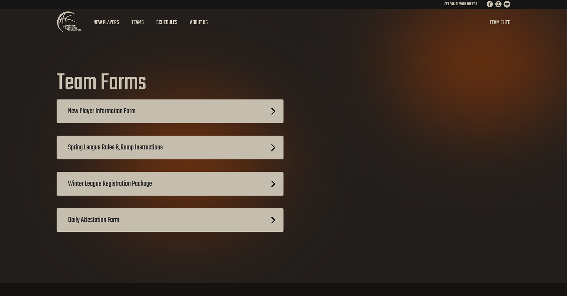 New Team Forms Access