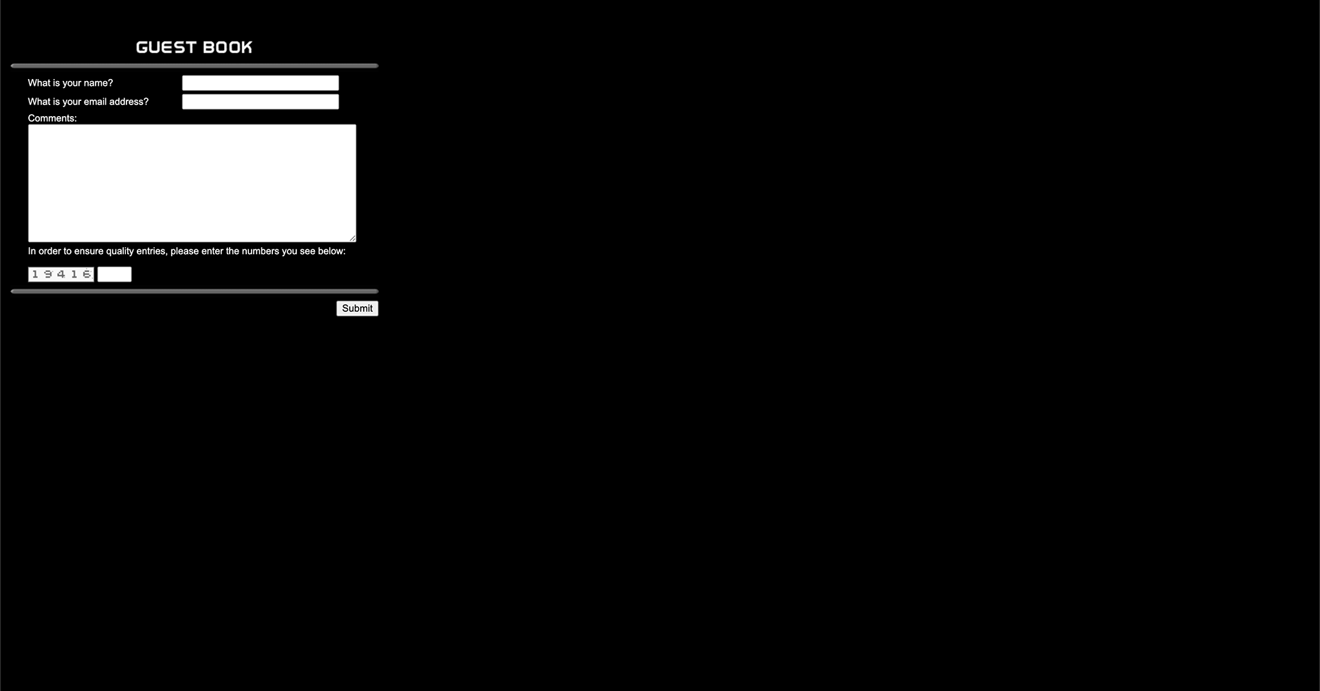 Original Registration Form