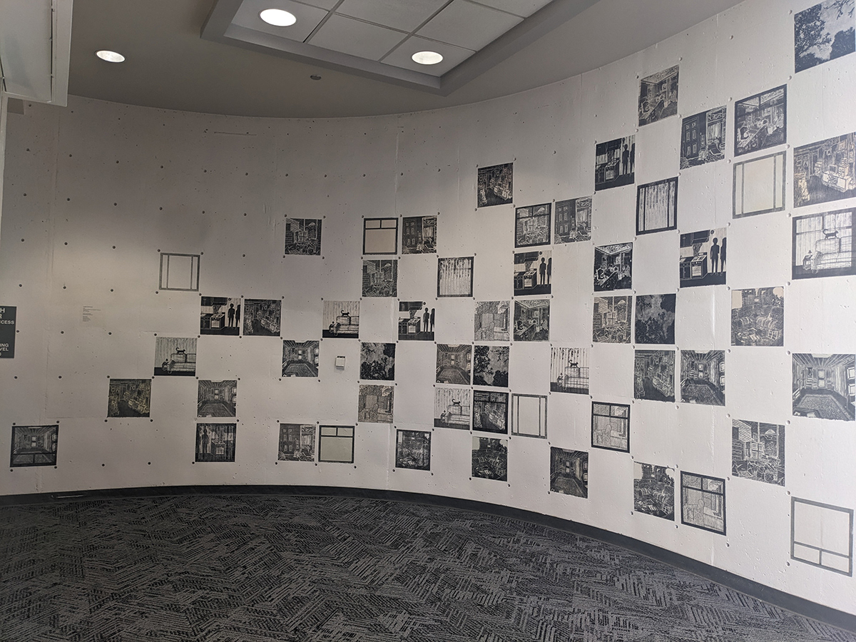 GLOBAL APARTMENT. 2026 Collagraph, Linoleum cut, Monotype, Silkscreen, and Woodcut