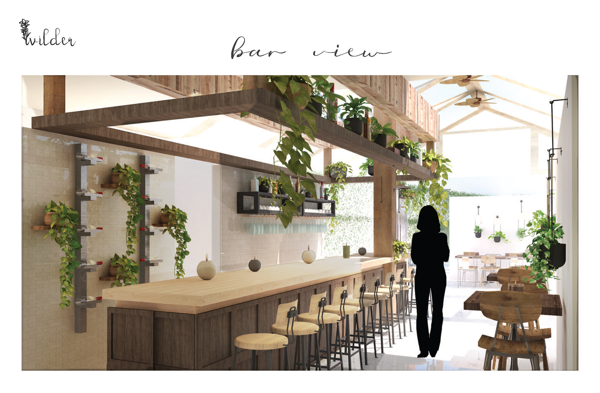 Second floor bar rendering