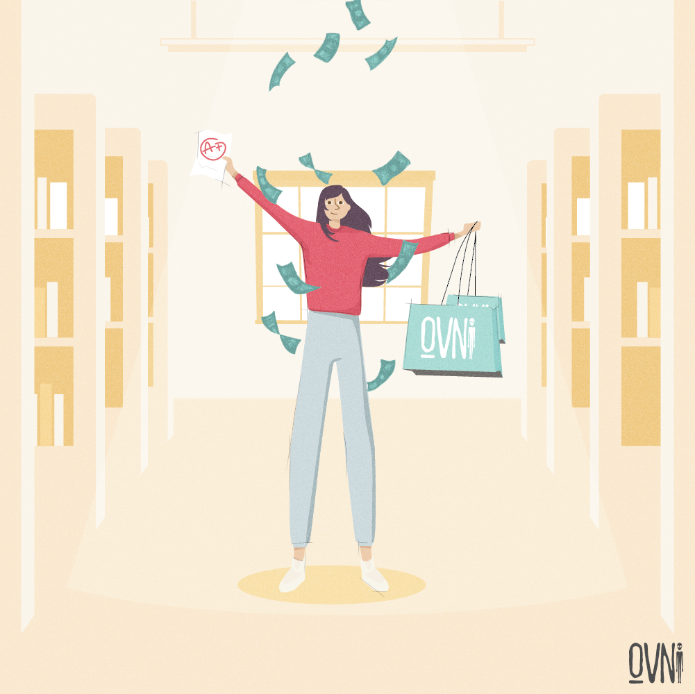 Focus on studying and all you have to do is receive others' orders and bring them back, et voila! You got yourself the pocket money you need.