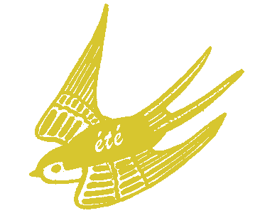 Swallow pictogram by Esther Tabor