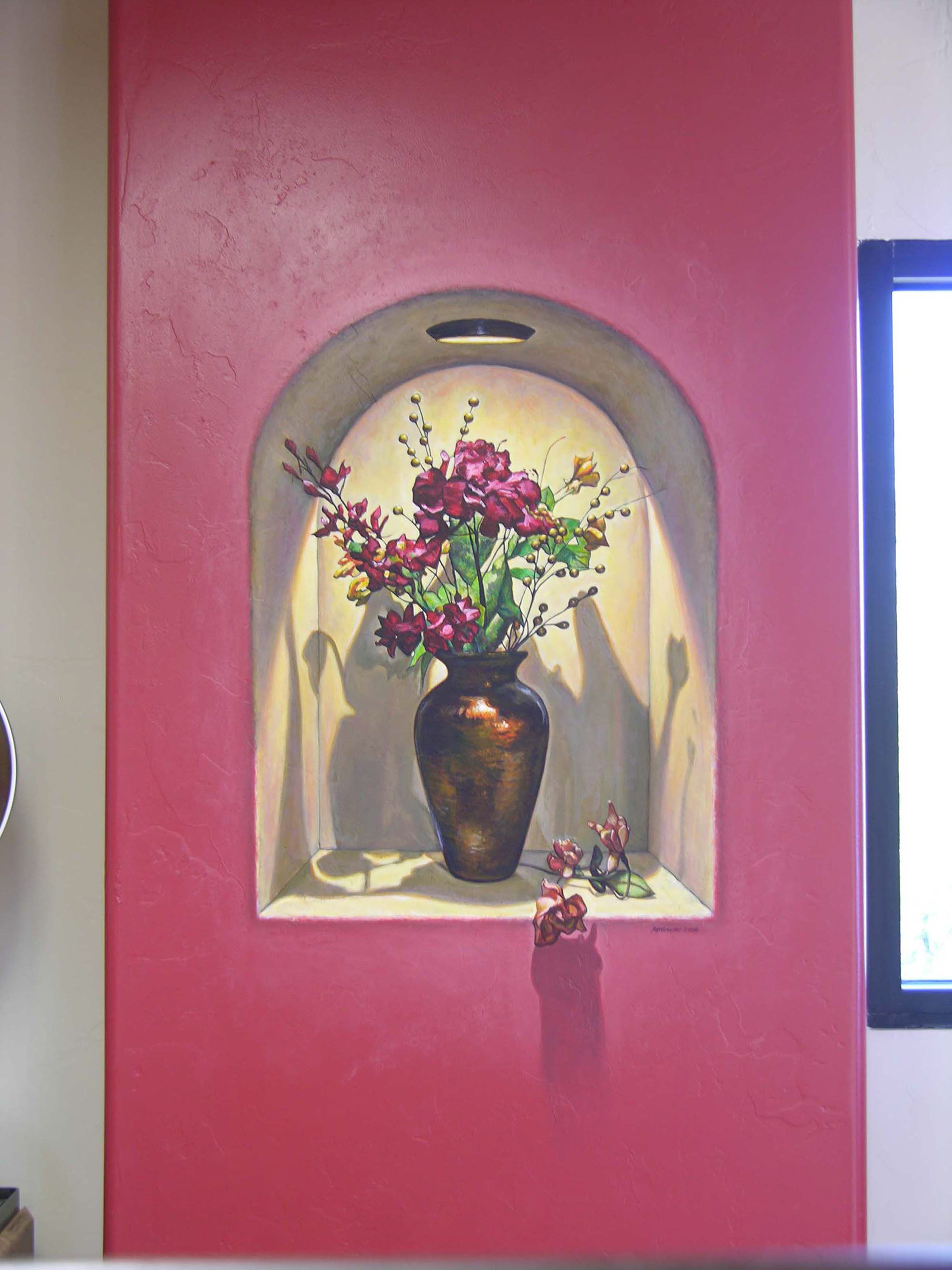 Experiences Salon Faux Painted Niche, 2006