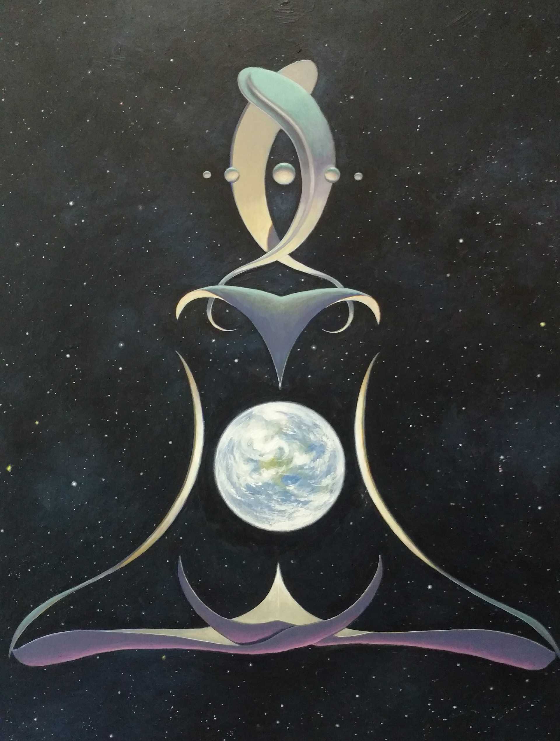"Lotus" Acrylic (WIP)