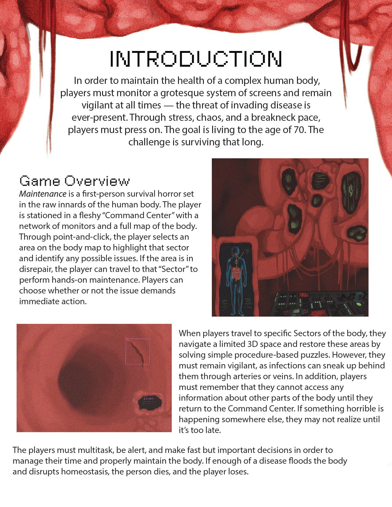 Concept Doc (owns game concept and art direction, document creation collaborative)