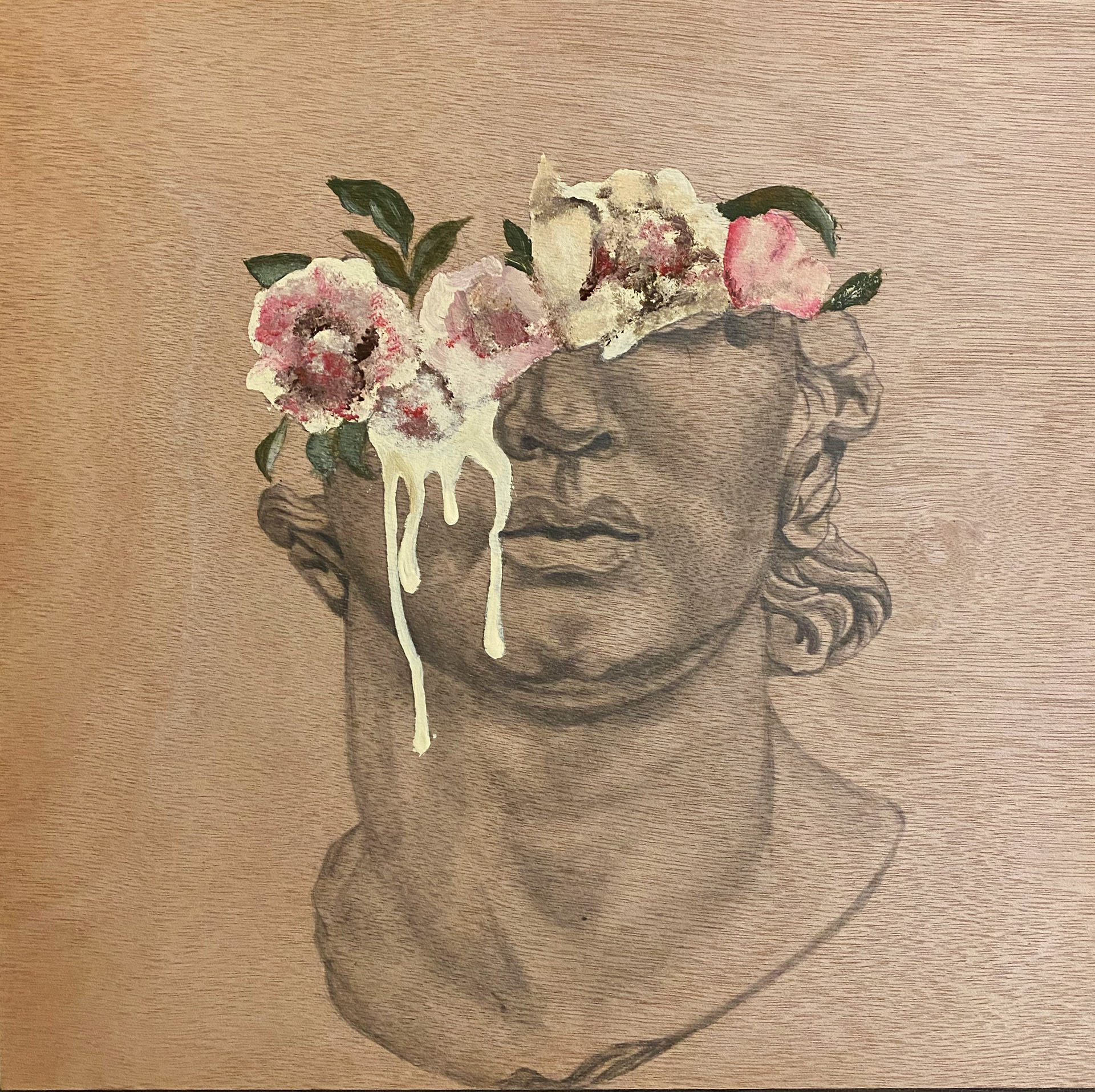 DAVID– Graphite & acrylic