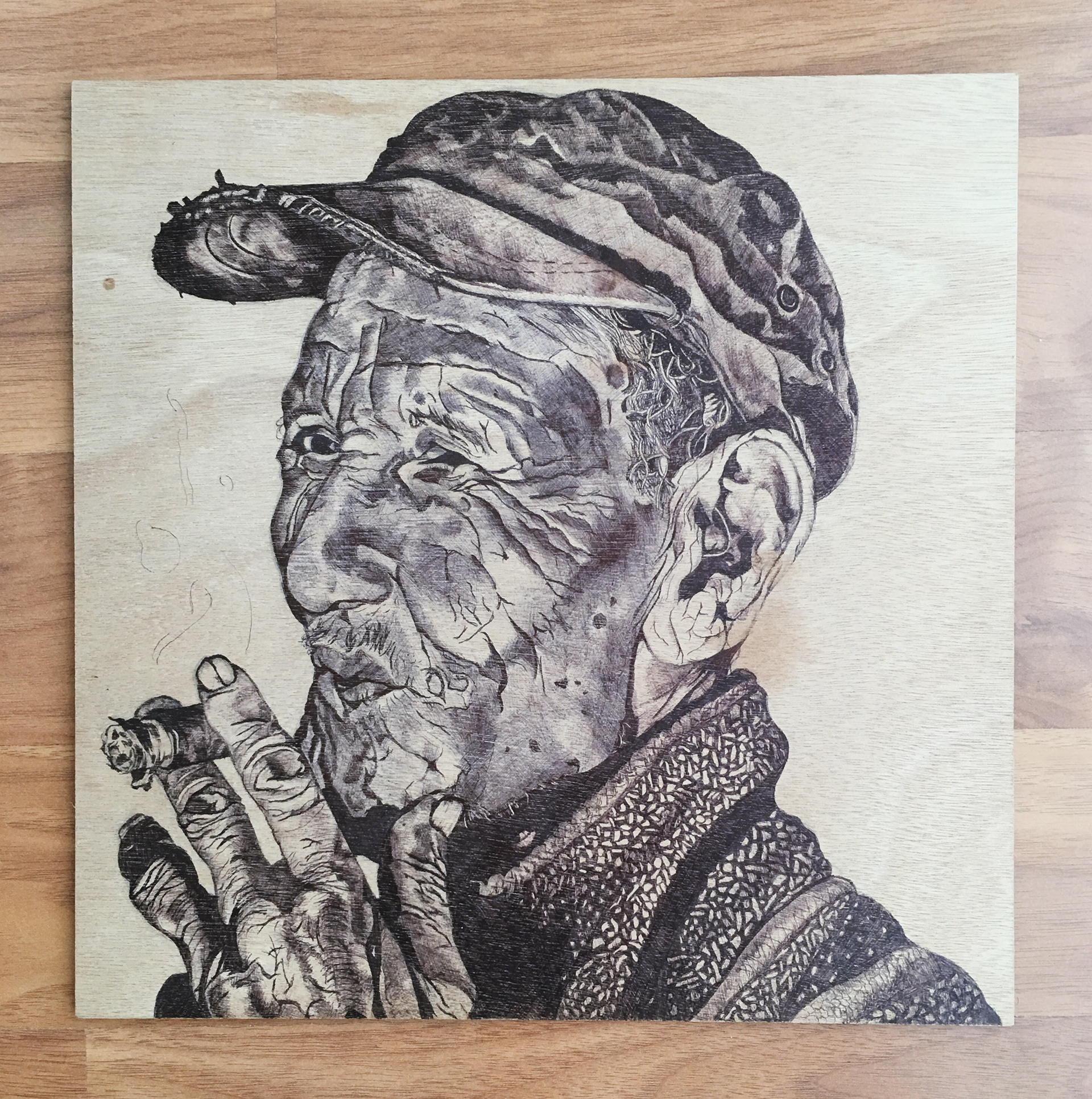 THE WISE MAN– Bic pen