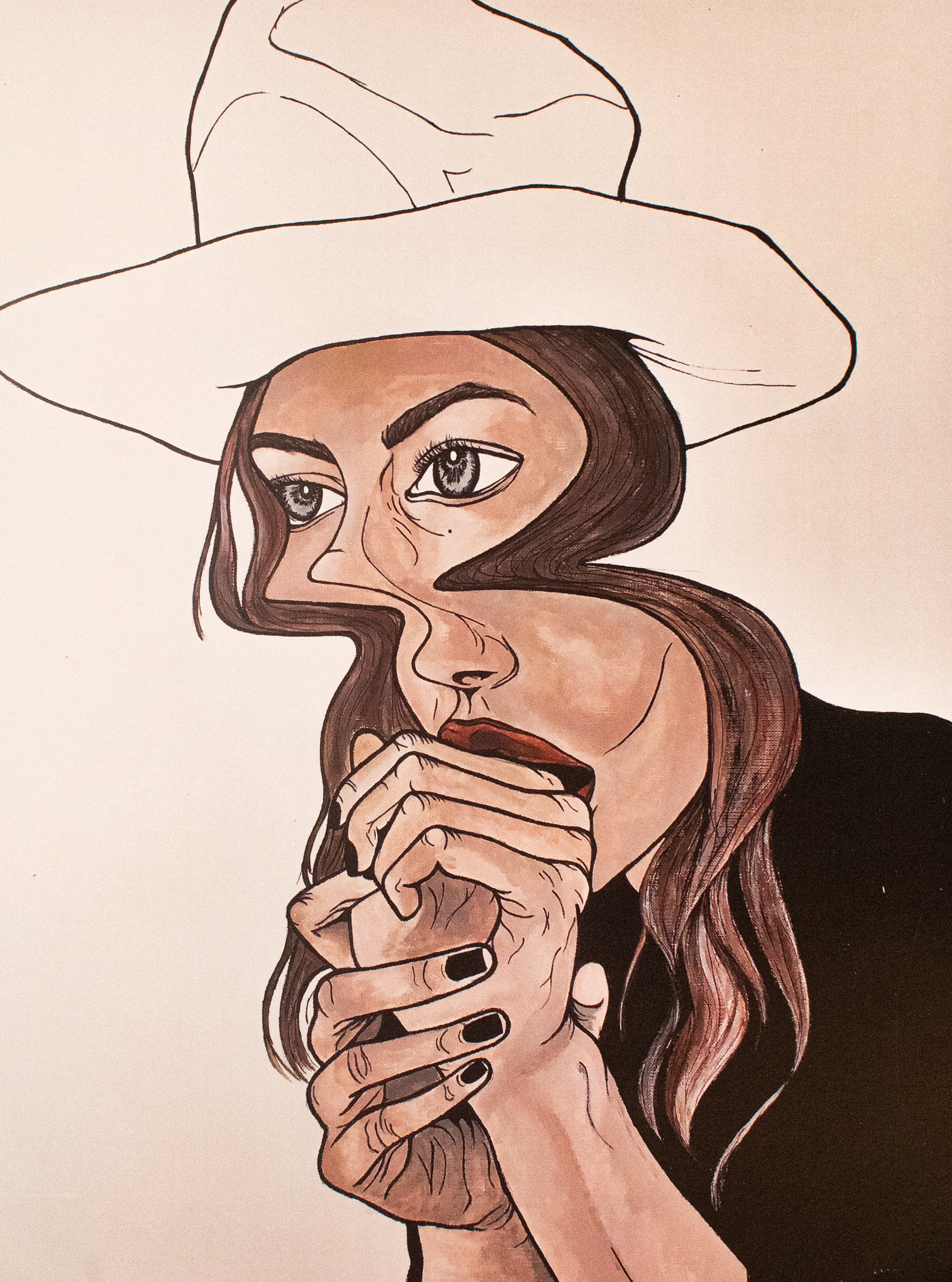 THINKING GAMES– Acrylic & ink