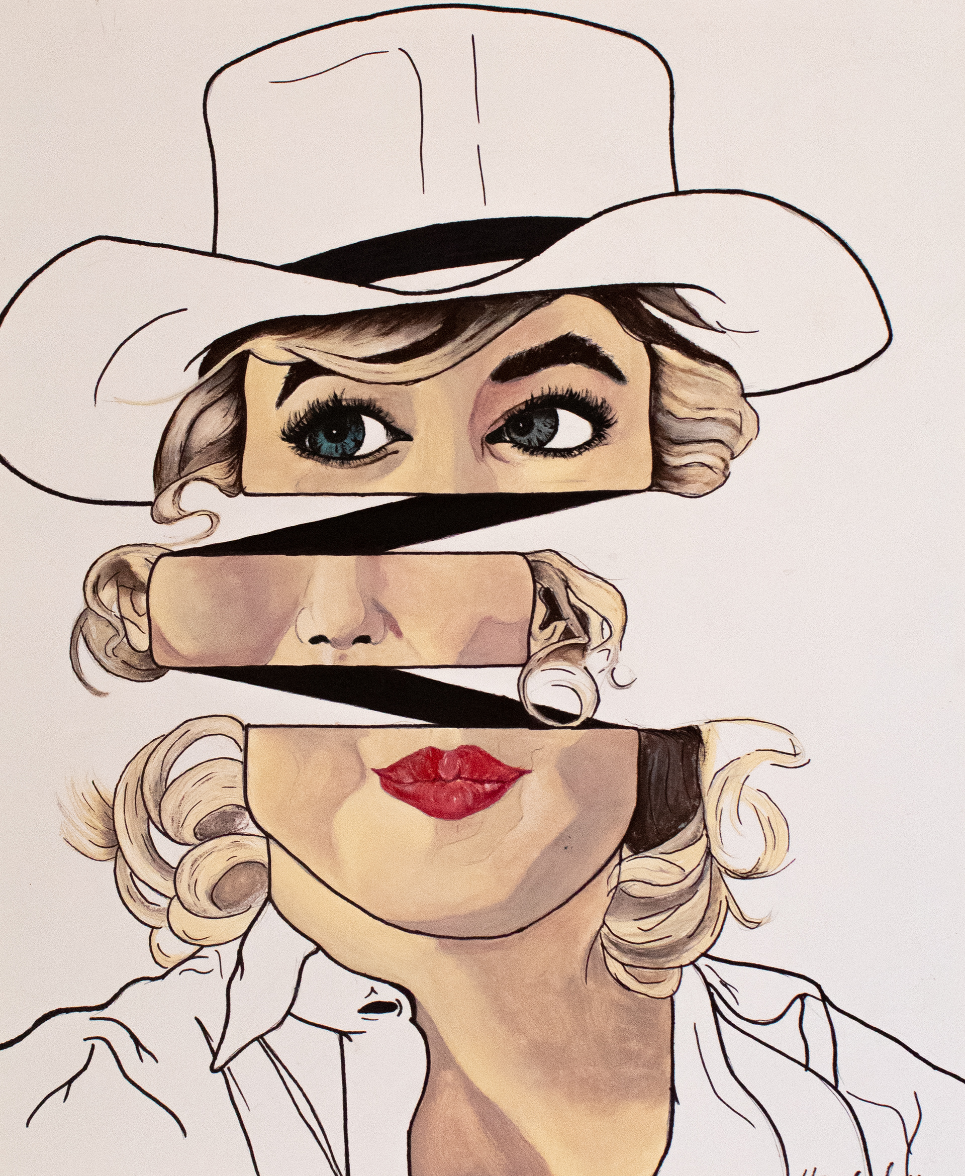 MARYLIN– Acrylic & ink