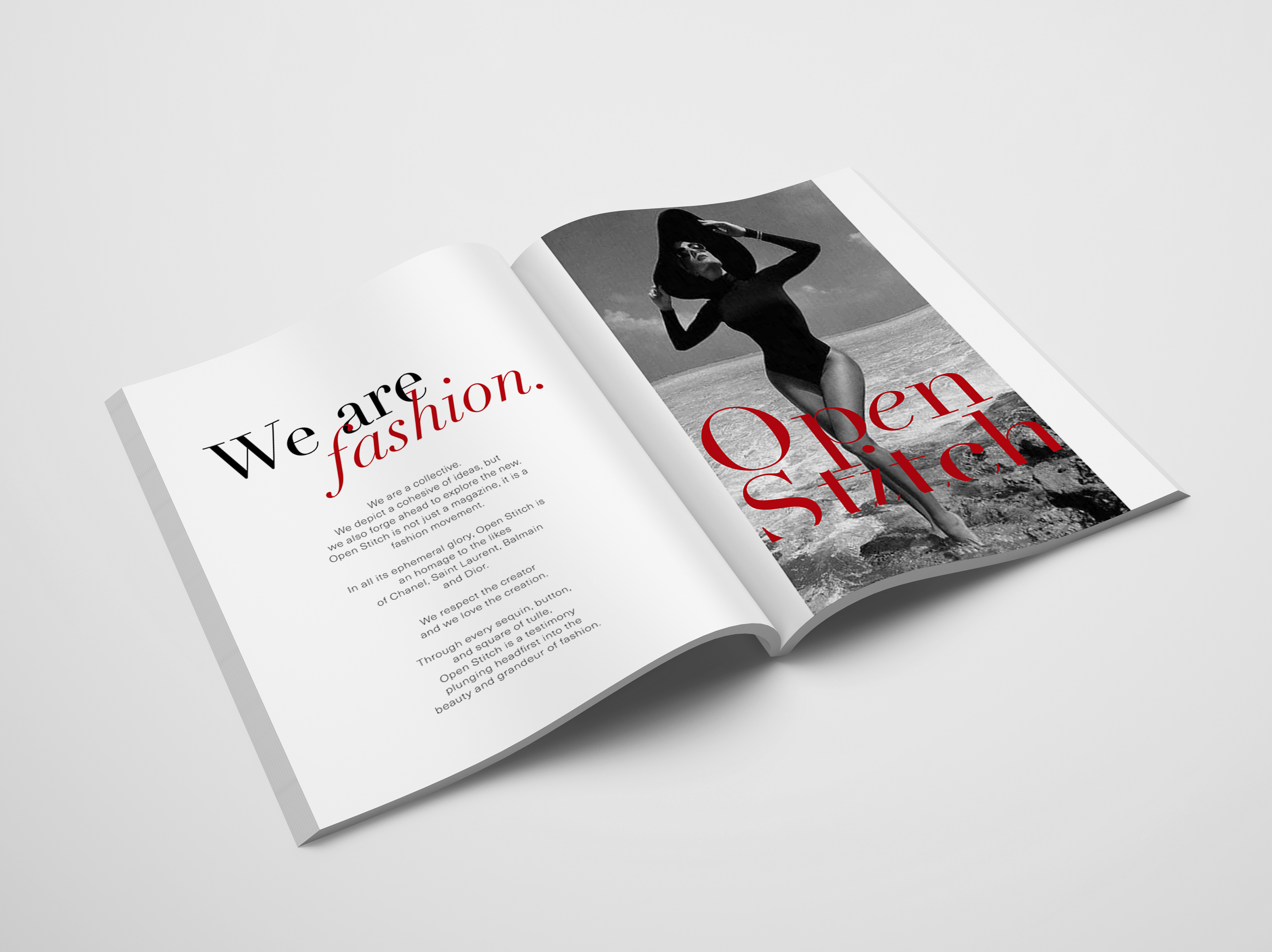 open fashion magazine