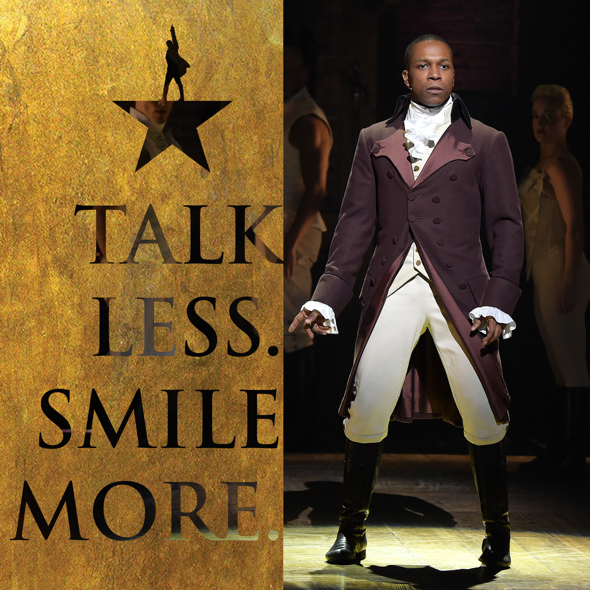 Promotional content for Hamilton