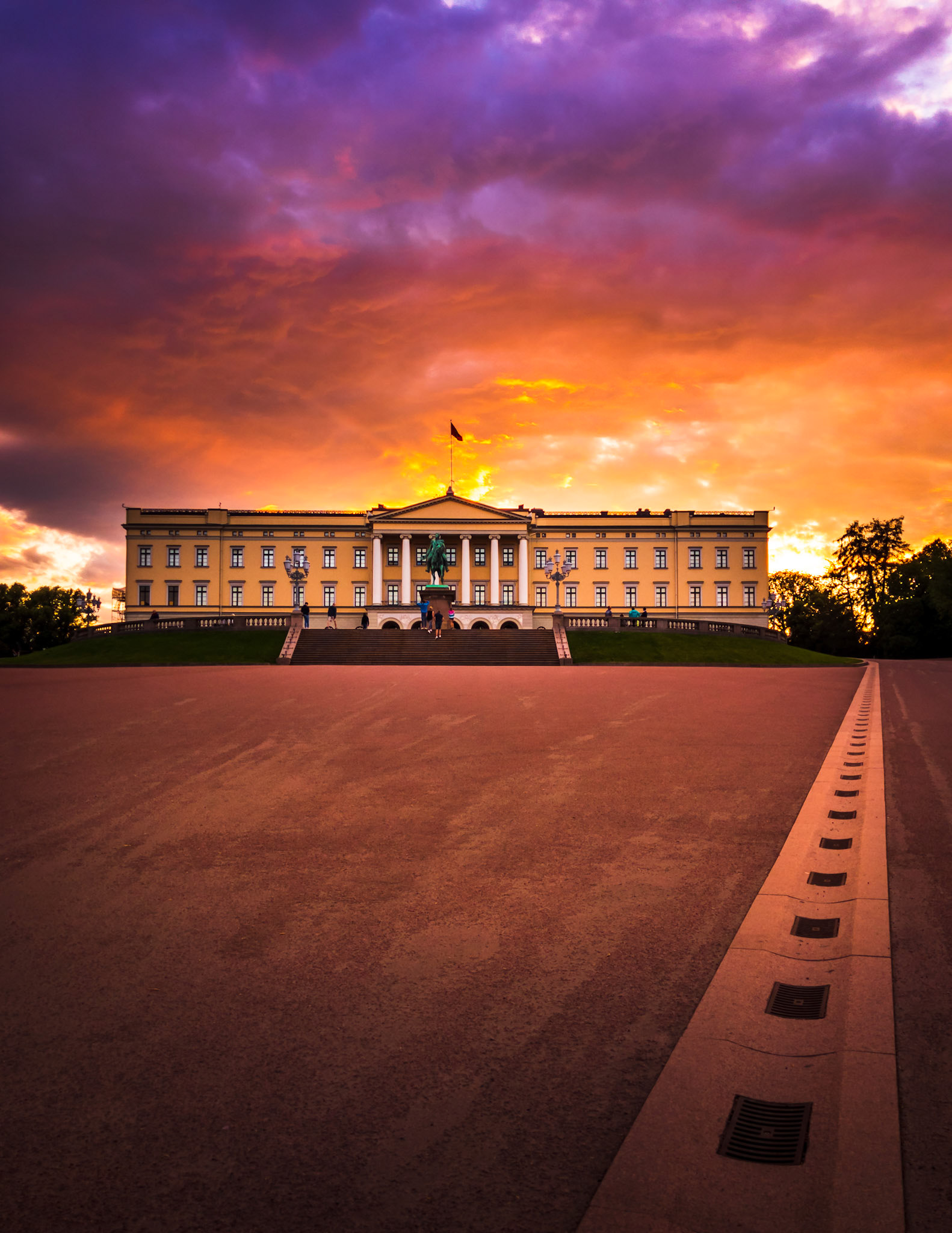 Det Kongelige Slott, Oslo Jul-19