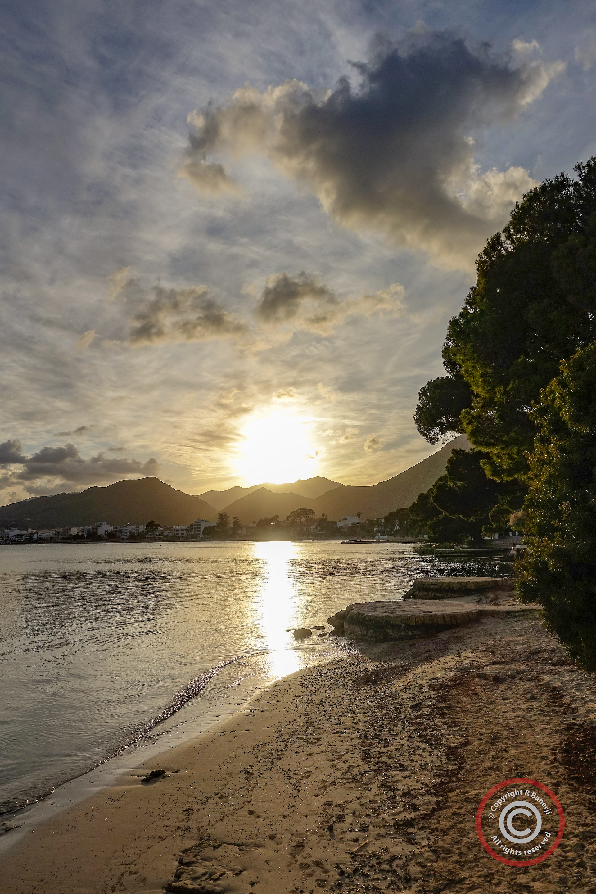 Golden sunset, Mallorca, Spain