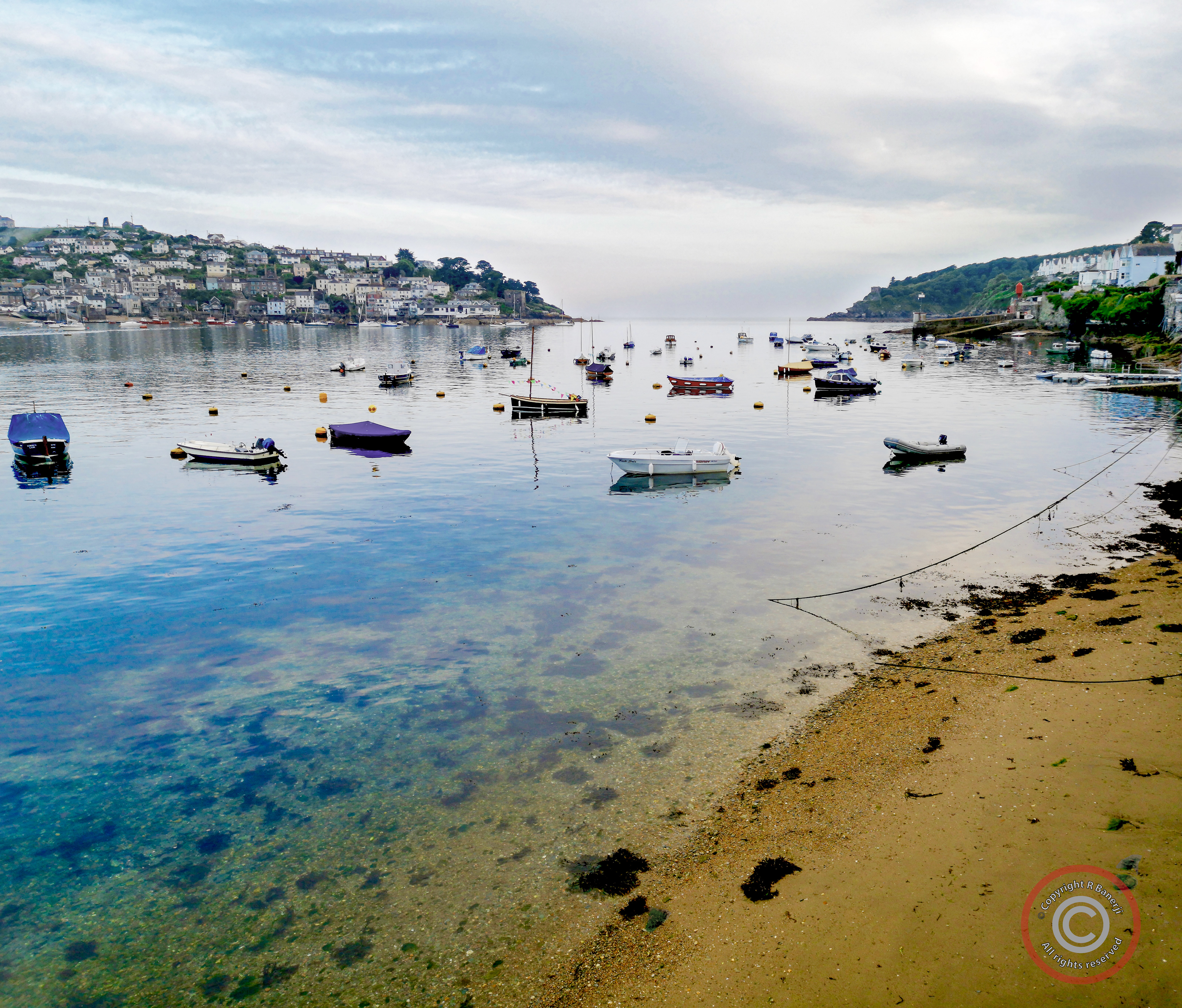 Fowey Harbour, Cornwall, England