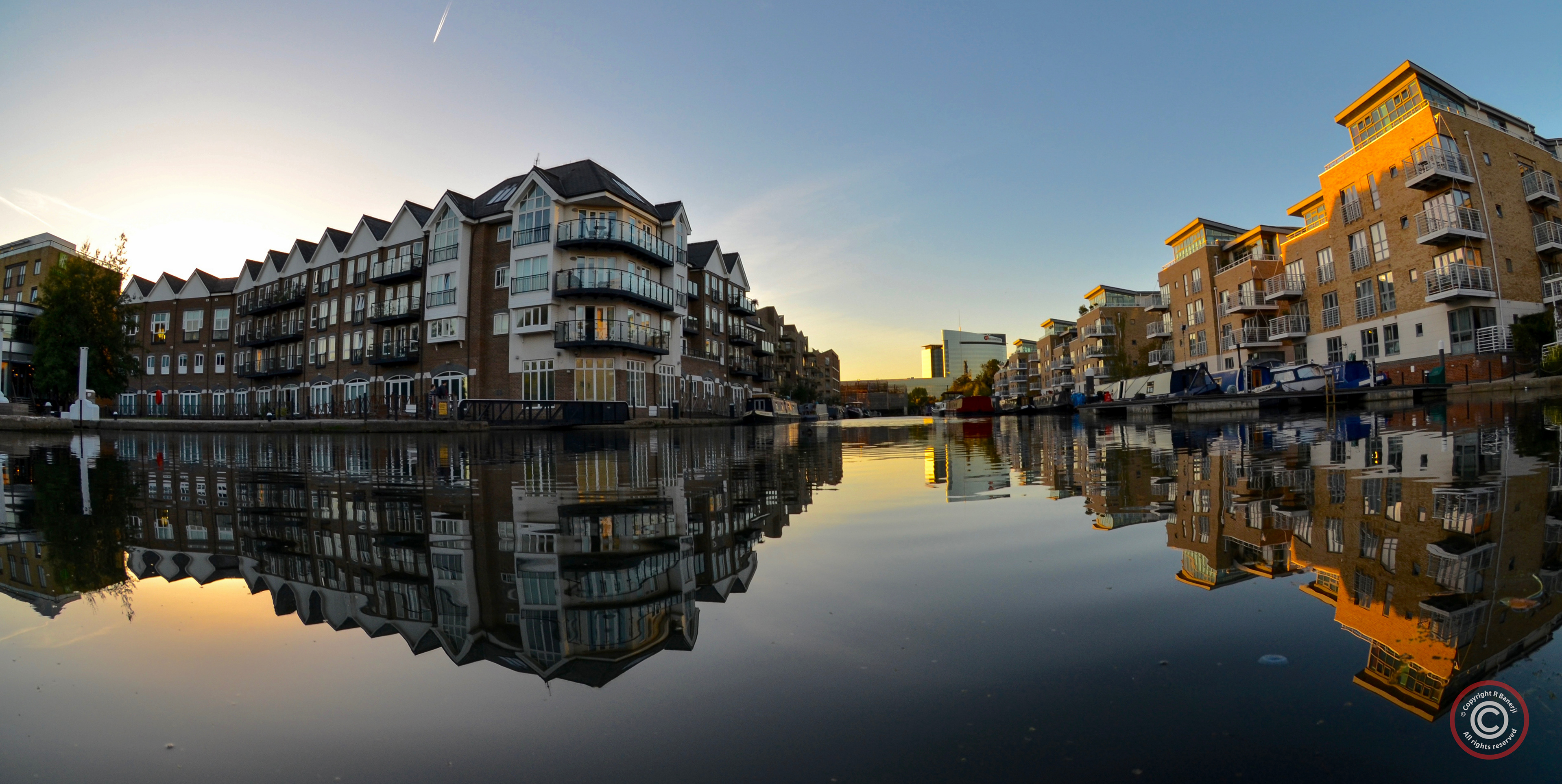 The start of the Grand Union Canal, Brentford, London