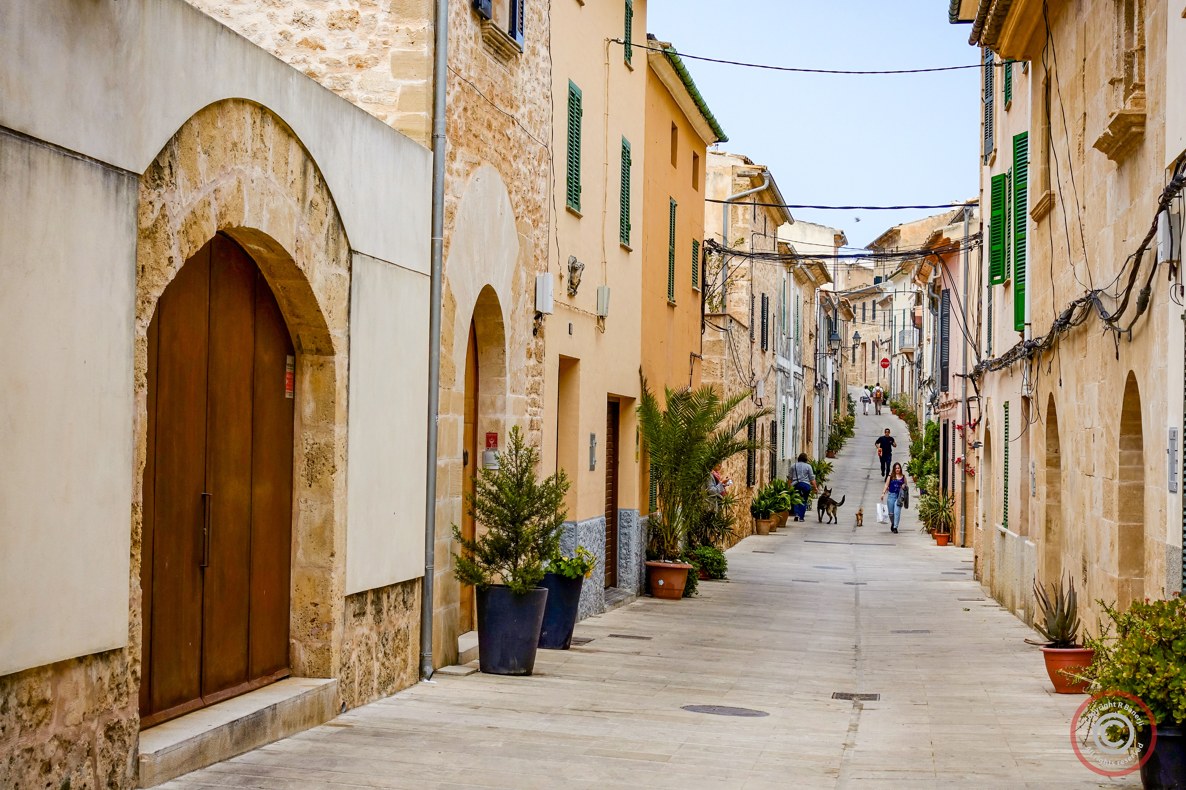 The Long Walk, Pollenza Town, Mallorca
