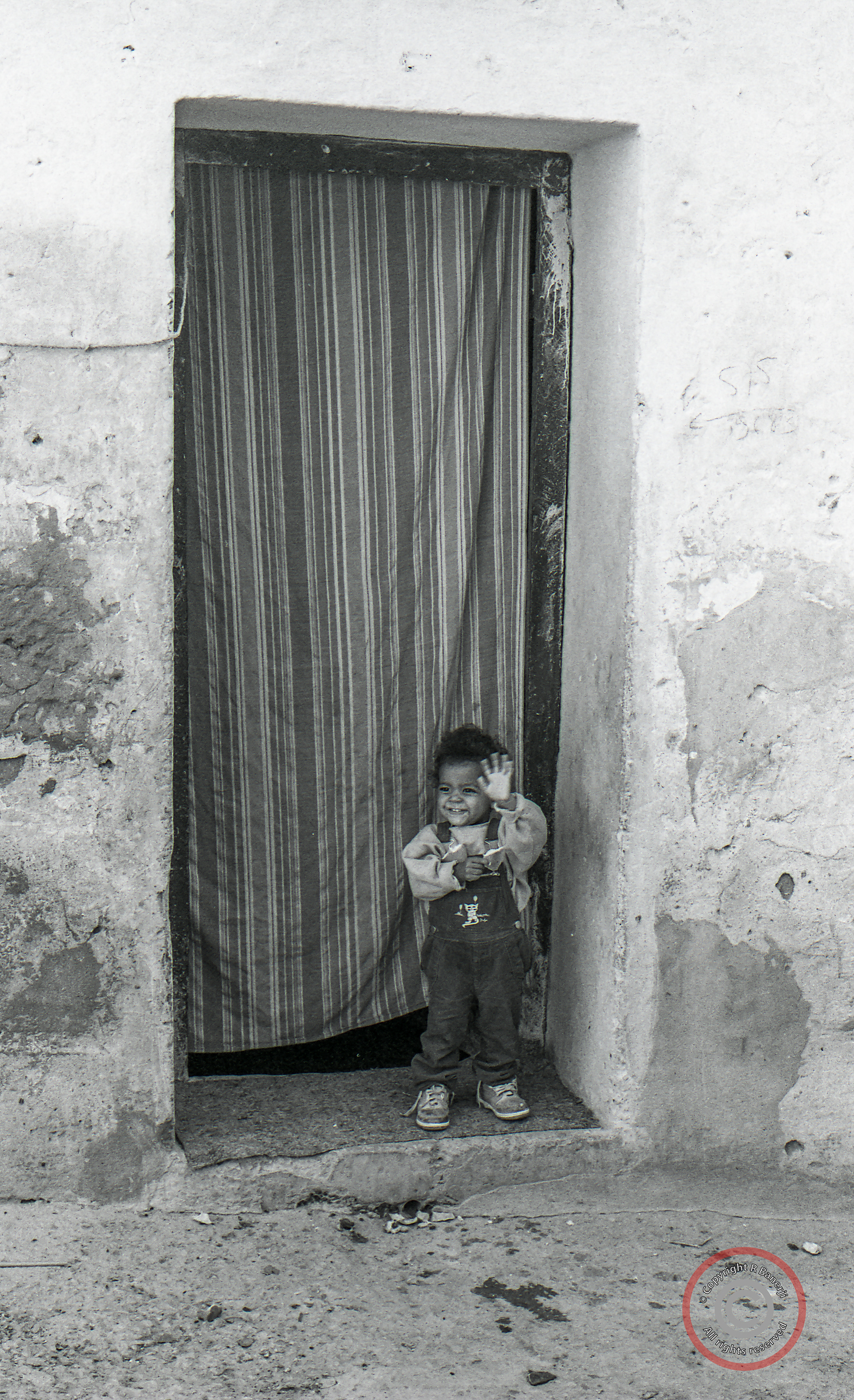 Waving hello, Sousse, Tunisia