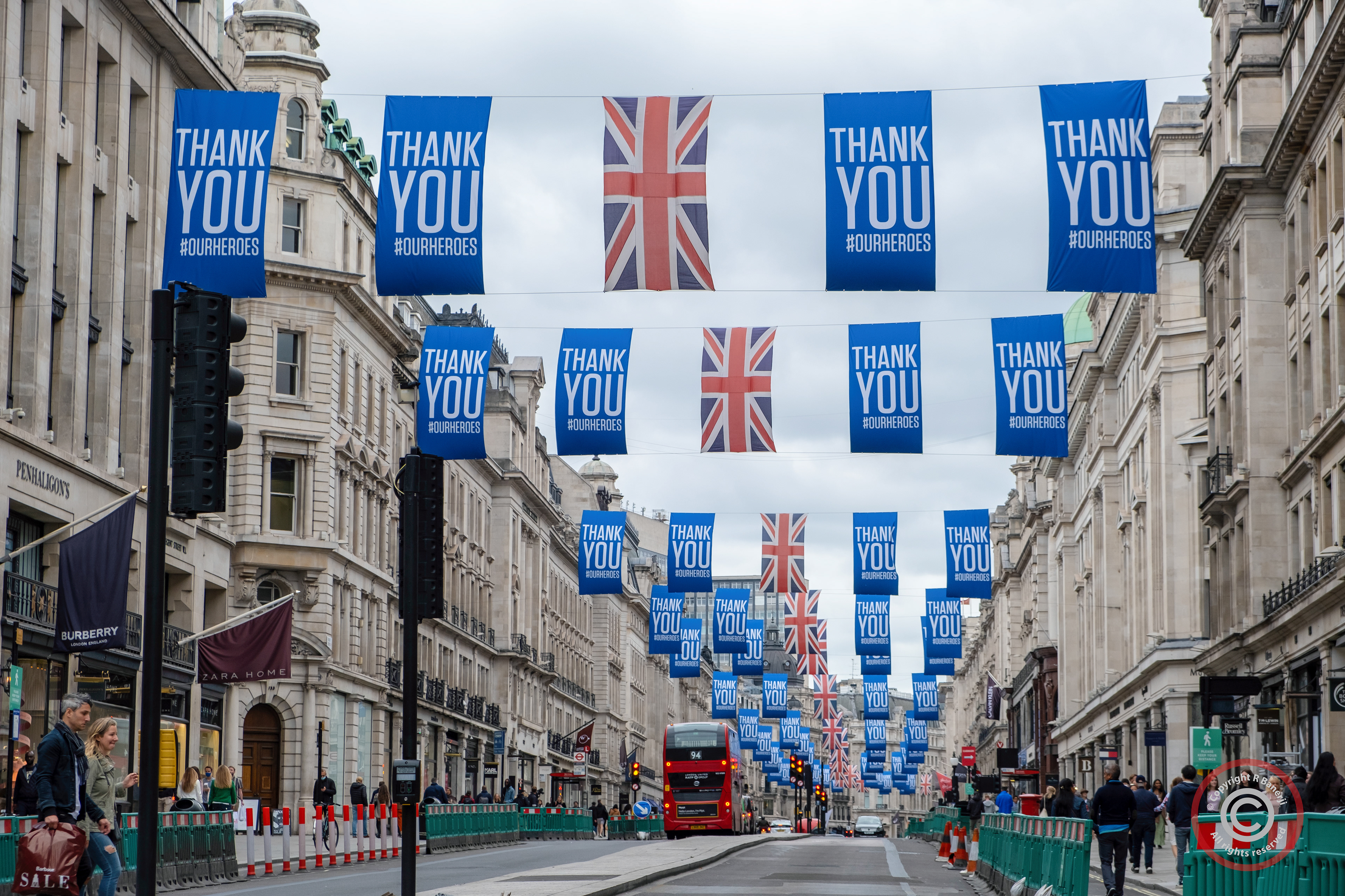 Thank you NHS, Regent Street, London