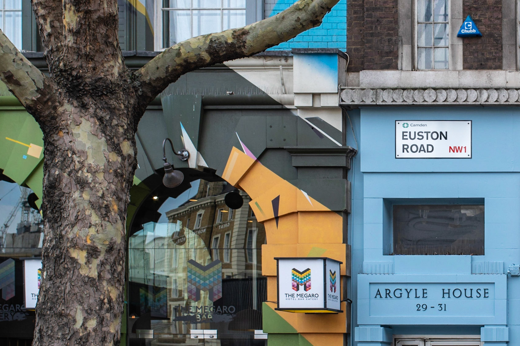 Euston Road, Camden, London.